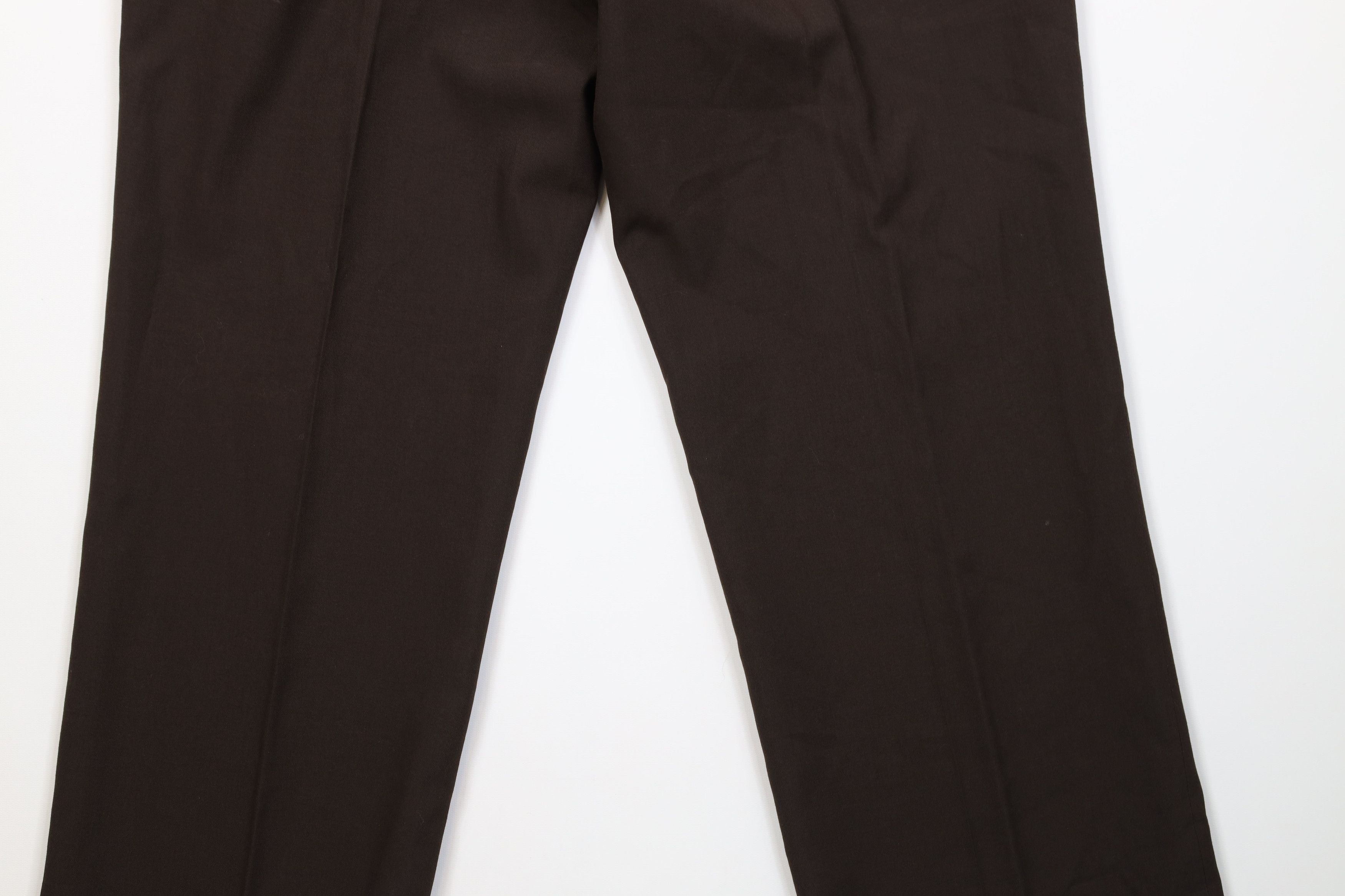 Vintage Vintage 70s Streetwear Knit Wide Leg Chino Pants Brown Size US 36 / EU 52 - 14 Thumbnail