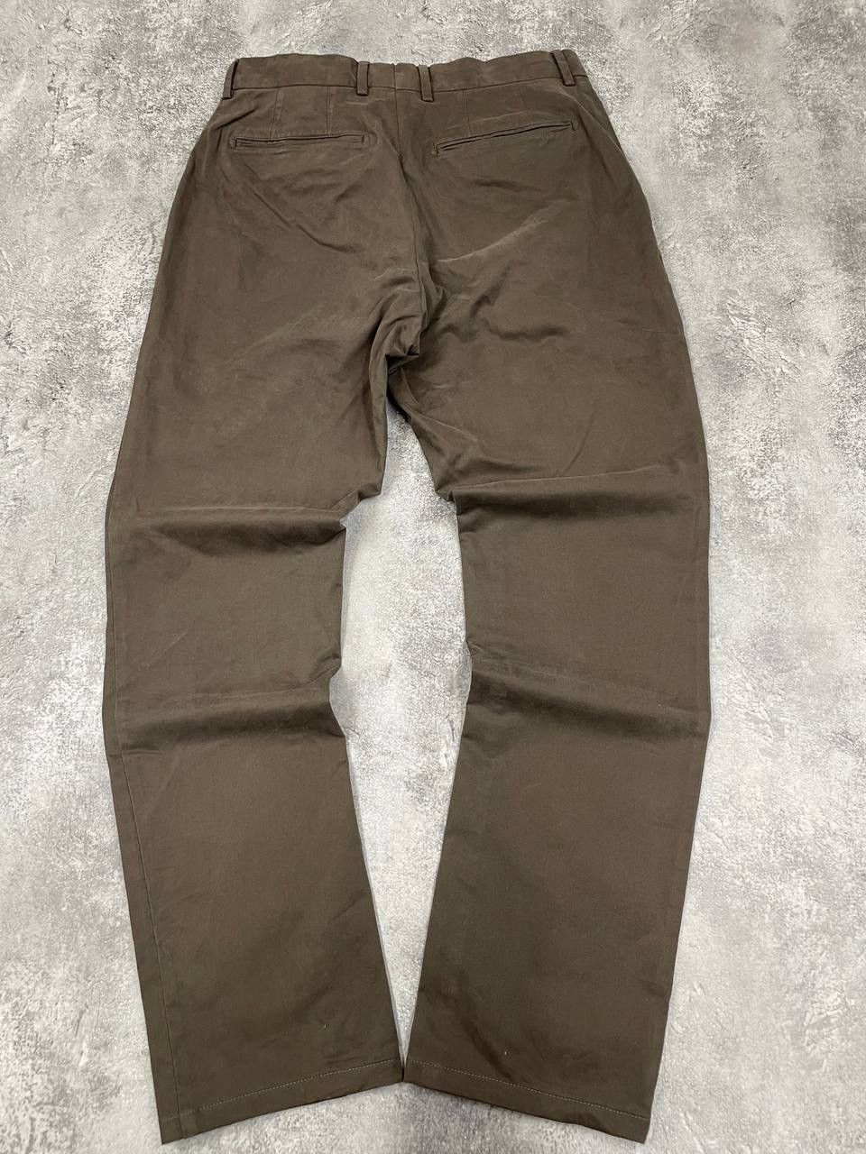 Suitsupply Suitsupply Men Porto Slim Fit Cotton Trousers Brown Size W34 Size US 34 / EU 50 - 1 Thumbnail
