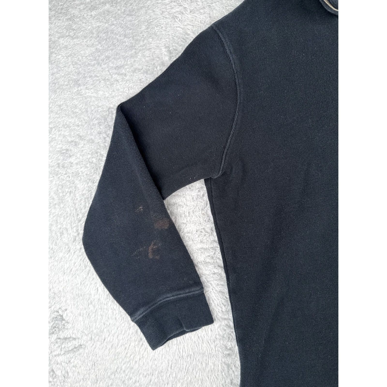 Ralph Lauren VINTAGE Polo Ralph Lauren Sweater Shirt Adult Large Black 1/4 Zip Mock Neck Pullover Mens Regular Knit Polo RL Size US L / EU 52-54 / 3 - 3 Thumbnail