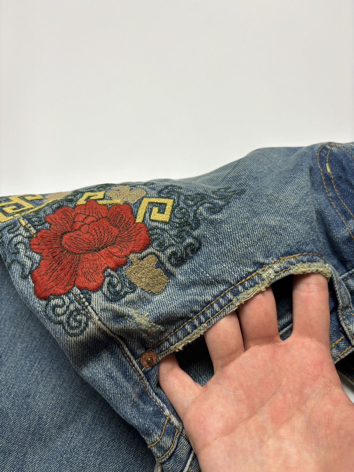 Hysteric Glamour × If Six Was Nine × Le Grande Bleu (L.G.B.) CRAZY FLARED JEANS Y2K japanese style Size US 26 / EU 42 - 9 Thumbnail