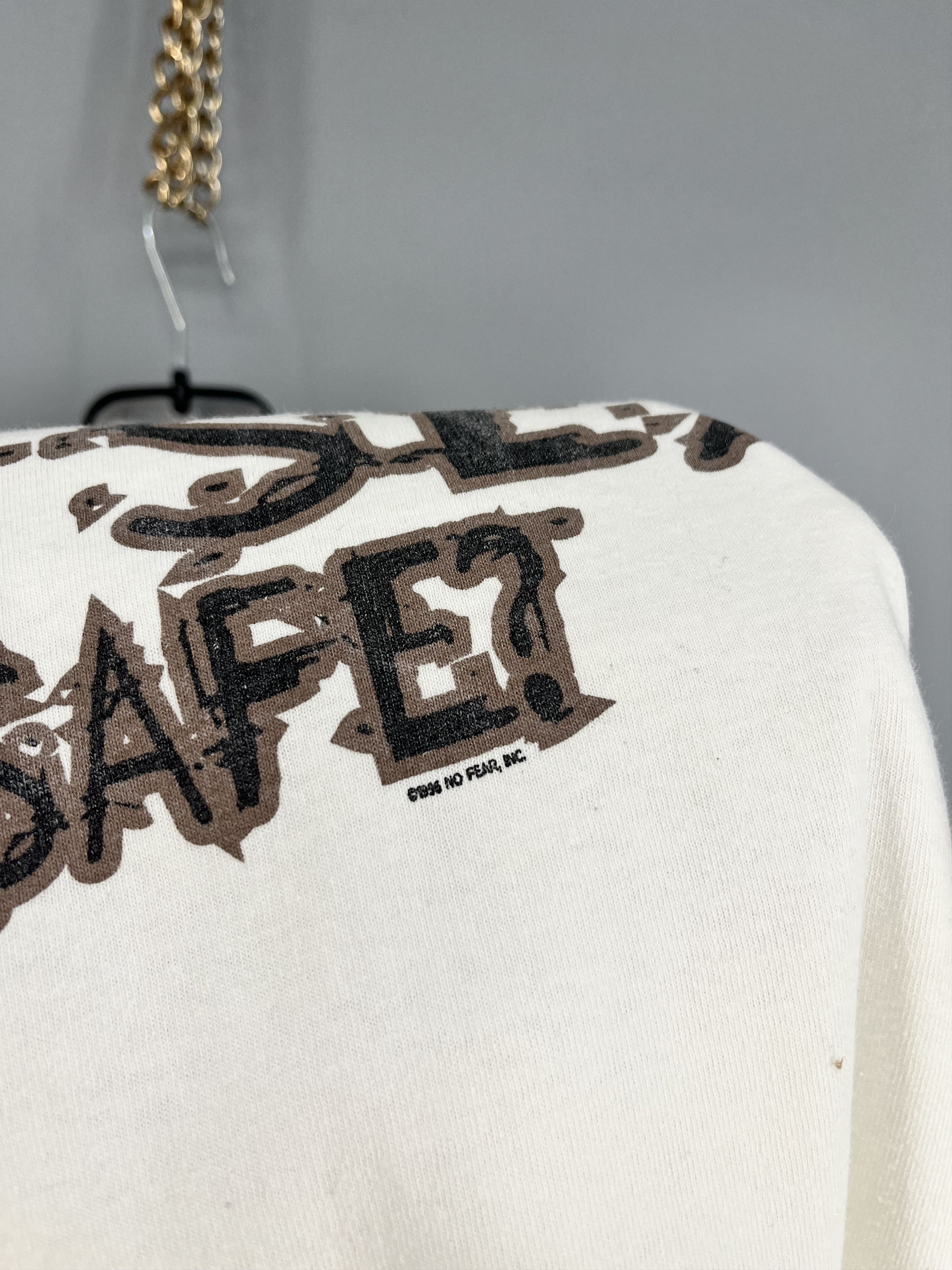 No Fear Vintage 1996 No Fear Skate Tee Made In USA Size US XL / EU 56 / 4 - 14 Thumbnail