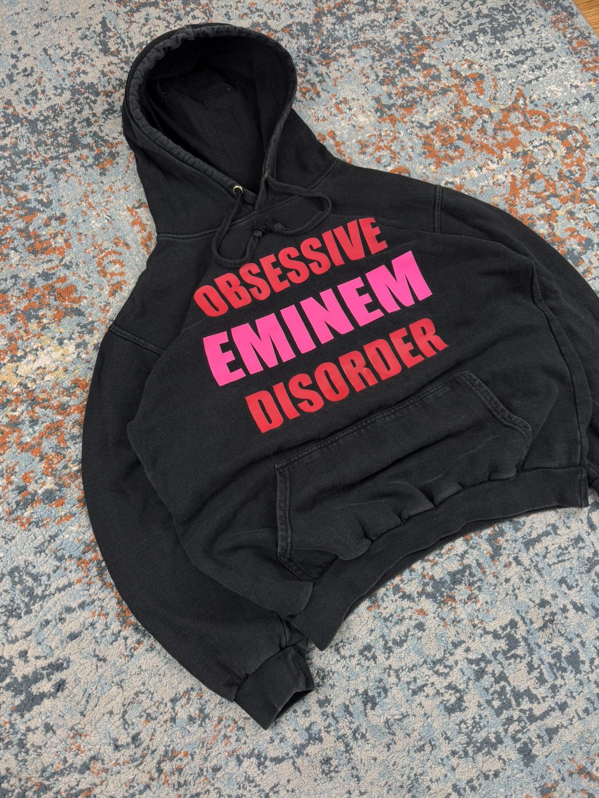 Eminem × Rap Tees × Vintage Rare Vintage 00s Obsessive Eminem Disorder hoodie rap hiphop Size US M / EU 48-50 / 2 - 3 Thumbnail