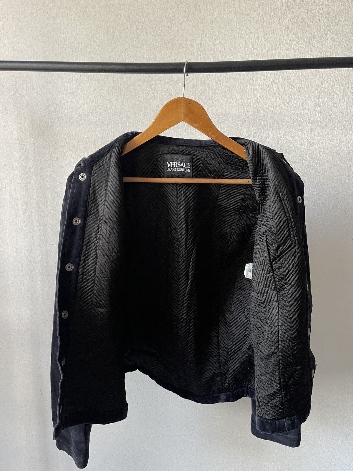 Versace Jeans Couture 90s Versace Jeans Couture Velvet Jacket Size US S / EU 44-46 / 1 - 5 Thumbnail