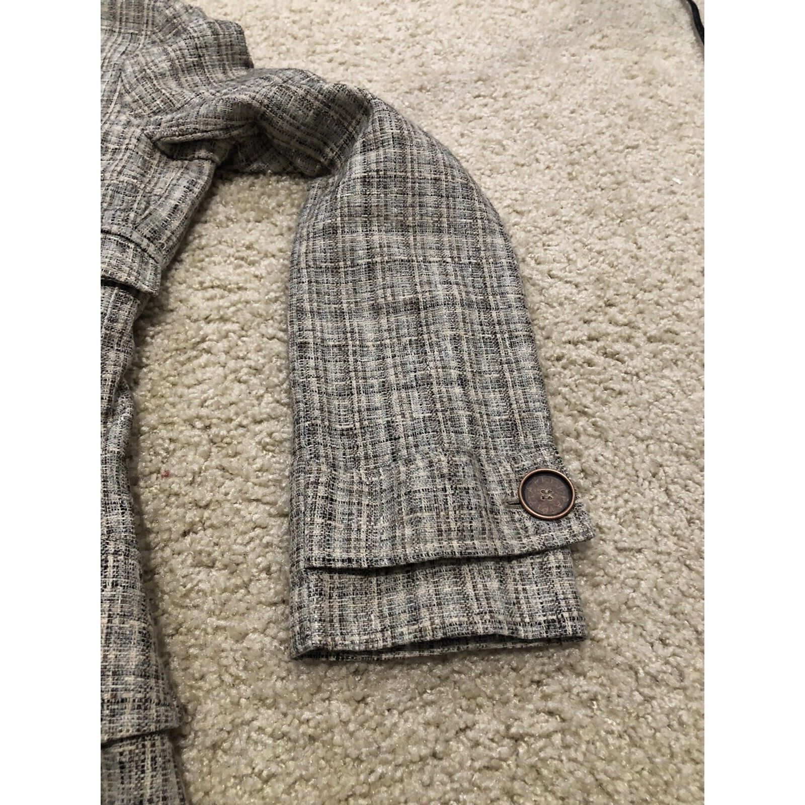 Patrizia Pepe Patrizia Pepe Beige/Brown Coat Cotton Blend Belted Size 44 I Size L / US 10 / IT 46 - 10 Thumbnail