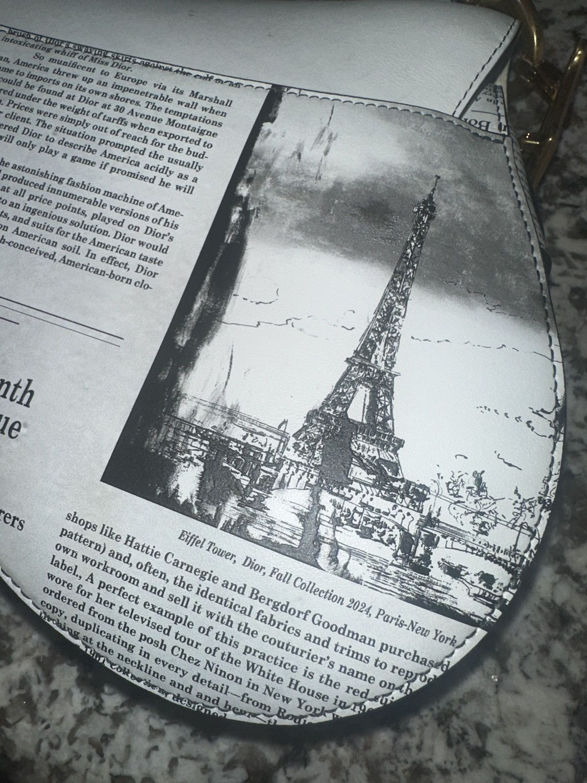 Dior Dior Newspaper Saddle Bag Rare Size ONE SIZE - 13 Thumbnail