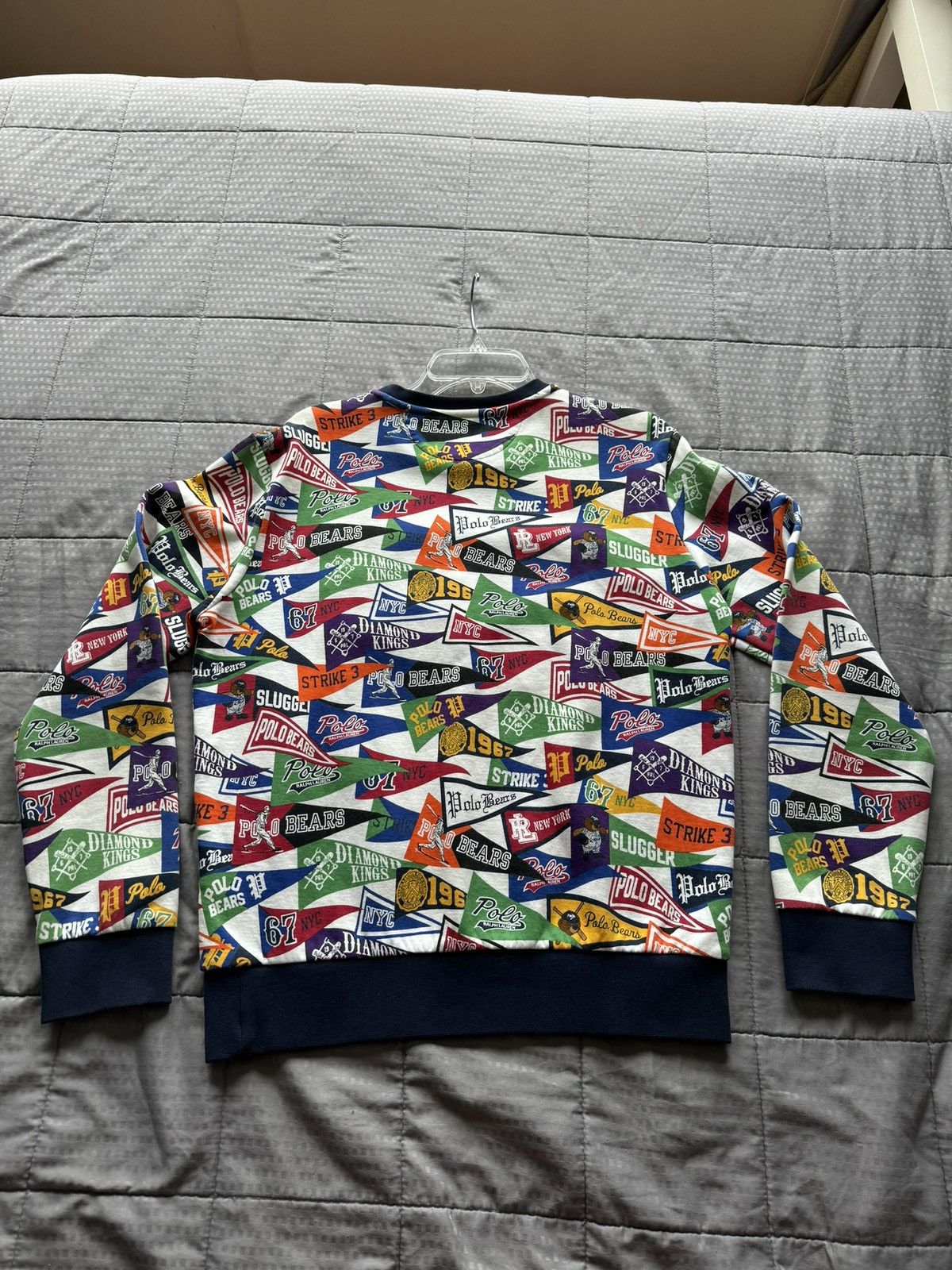 Polo Ralph Lauren rl polo sweater baseball team flags Size US M / EU 48-50 / 2 - 2 Thumbnail
