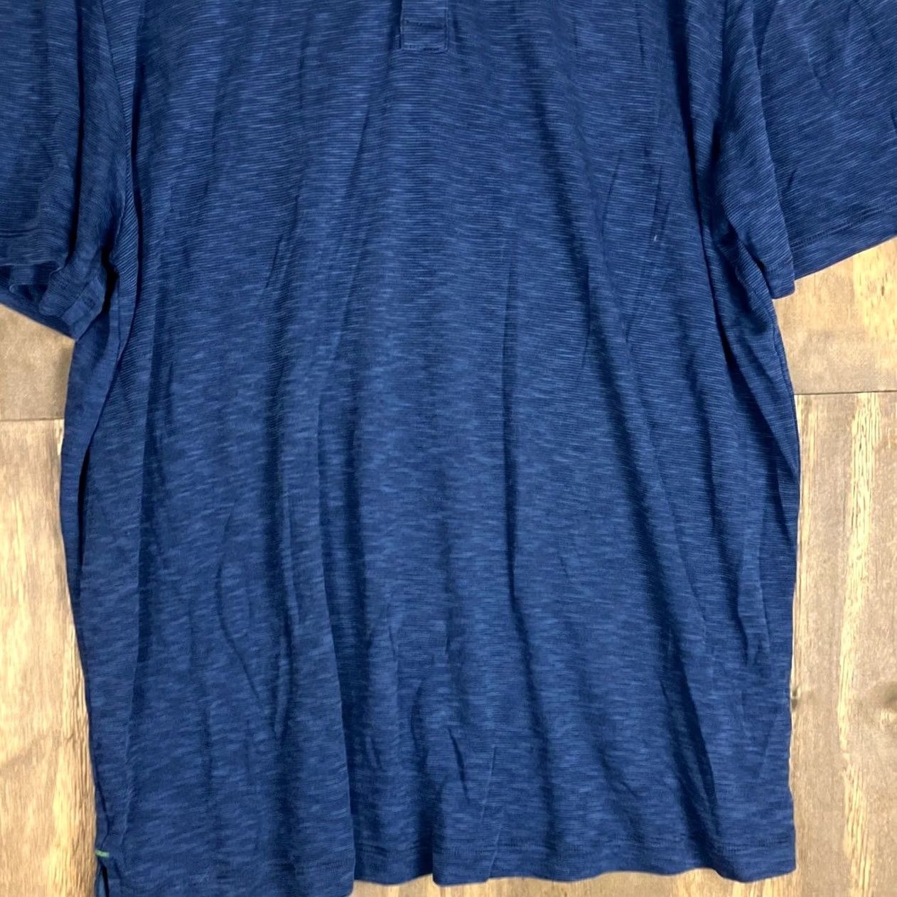 Tommy Bahama Tommy Bahama Men Polo Shirt Navy Collared Short Sleeve Cotton Tencel XL Size US XL / EU 56 / 4 - 3 Thumbnail