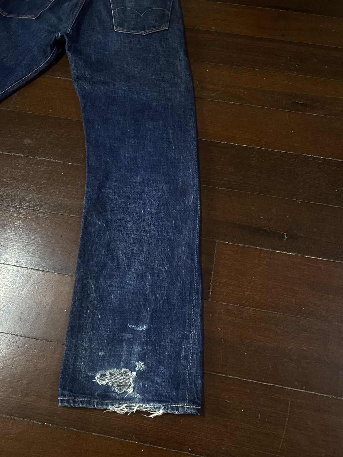 Warehouse Warehouse 1003XX Jeans Buffalo Patch Vintage Distressed B-1 Size US 34 / EU 50 - 4 Thumbnail