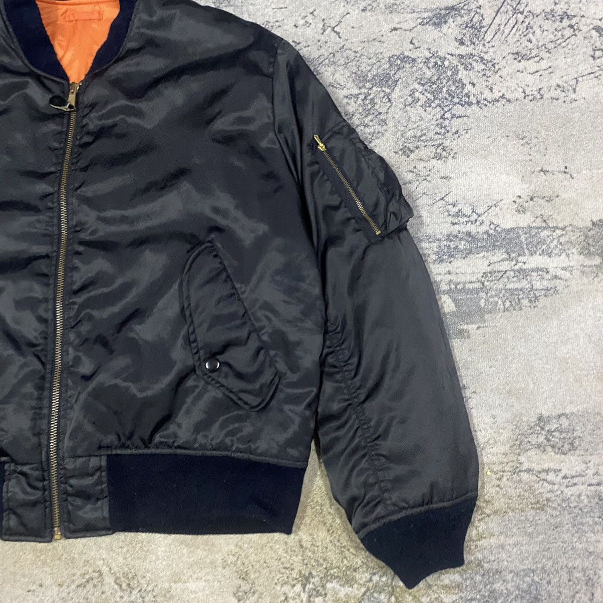 Japanese Brand Airforce Intermedjate Ma1 Flight Bomber Jacket Size US M / EU 48-50 / 2 - 3 Thumbnail
