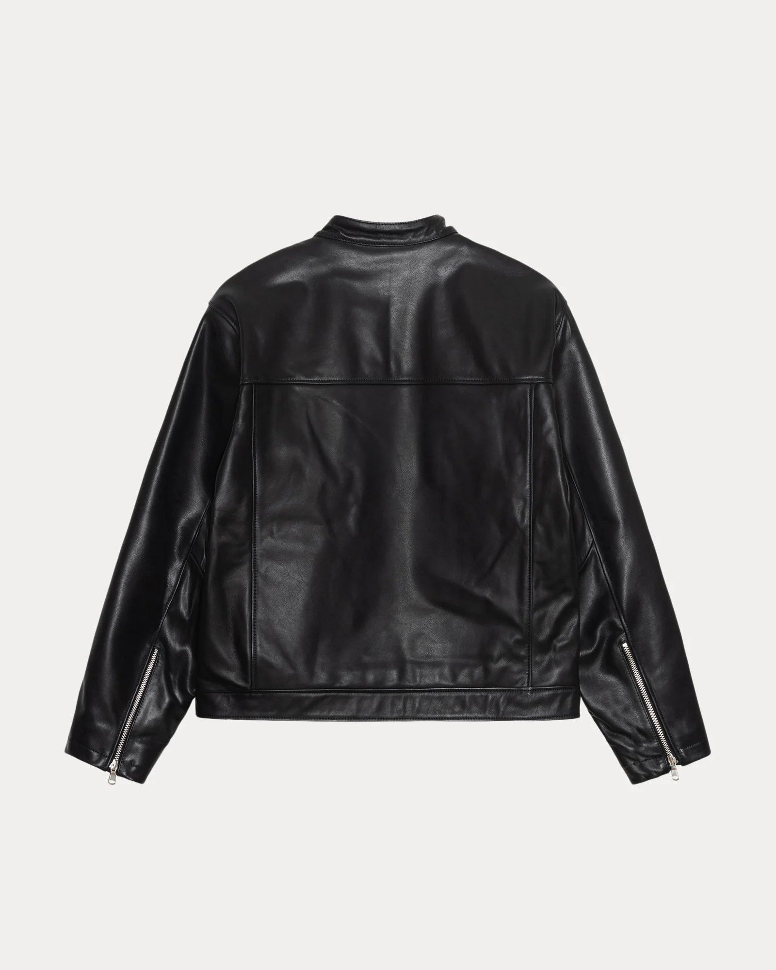 Stussy Stussy Cafe Racer Leather Jacket Size US S / EU 44-46 / 1 - 2 Thumbnail
