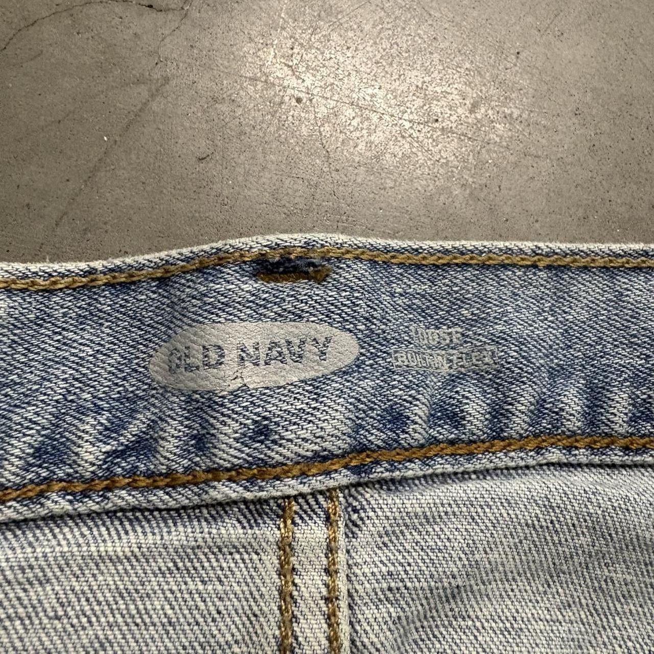 Old Navy Crazy Vintage Y2K/2000s Baggy Old Navy Loose Light Wash Denim Jeans! Size US 38 / EU 54 - 8 Thumbnail