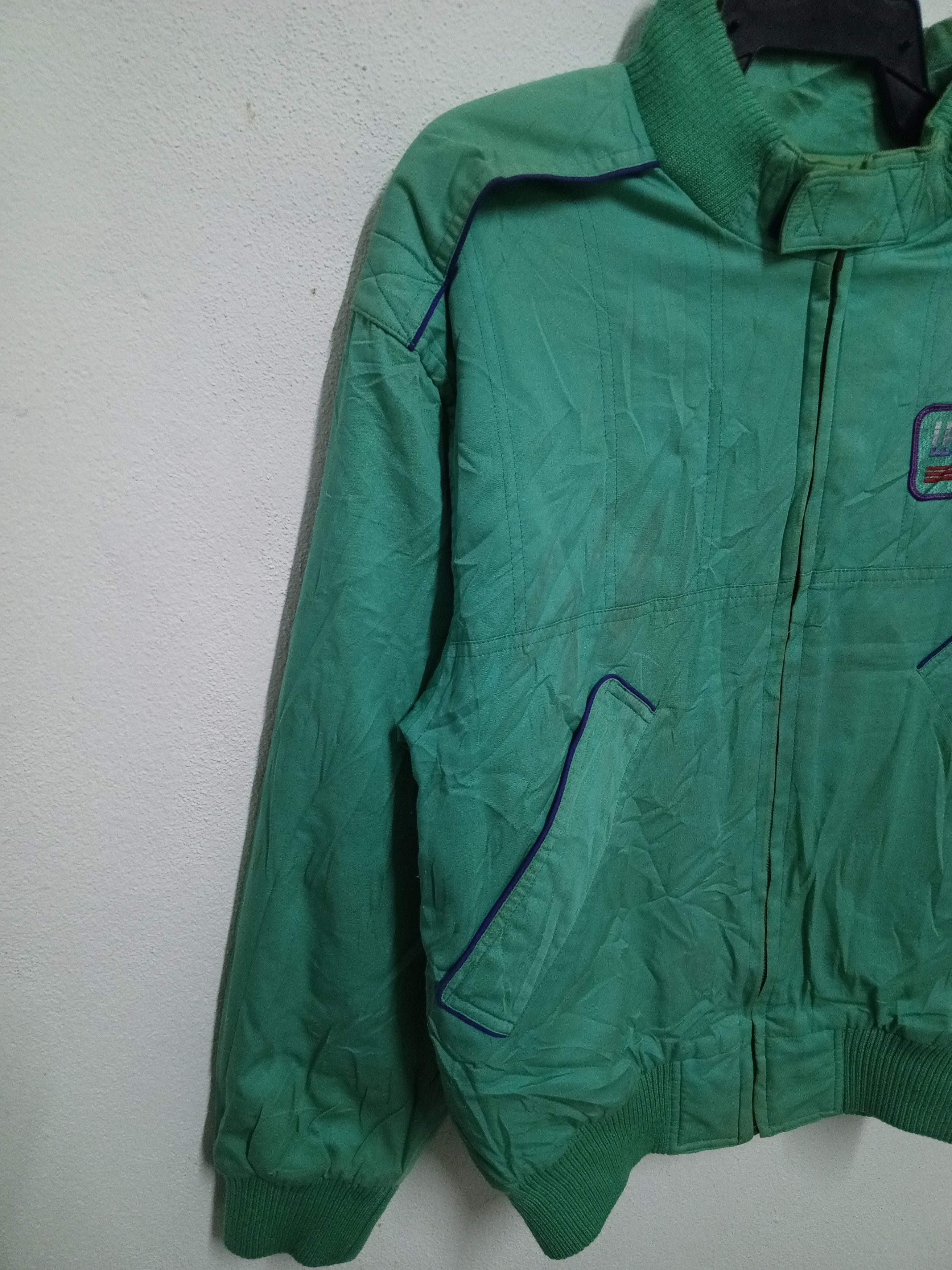 Formula 1 vintage Leyton house jacket embroidery turquoise streetwear Size US M / EU 48-50 / 2 - 4 Thumbnail