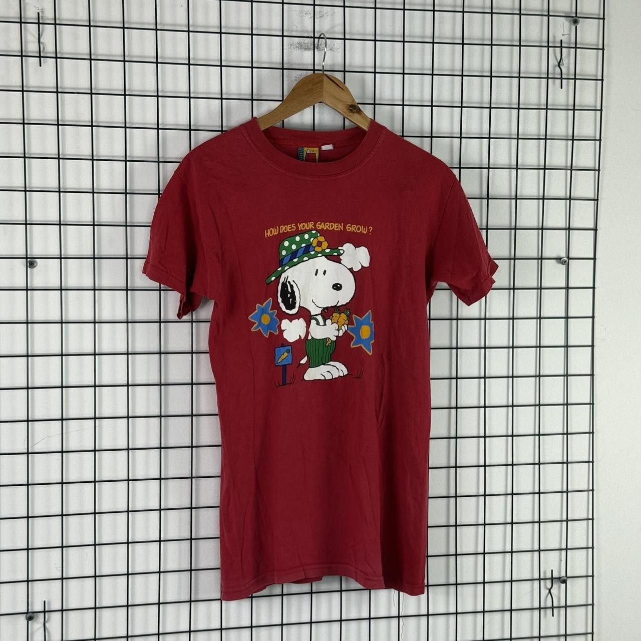 Vintage Vintage T shirt Graphic Snoopy Peanuts Vintage 90s Size US M / EU 48-50 / 2 - 2 Thumbnail