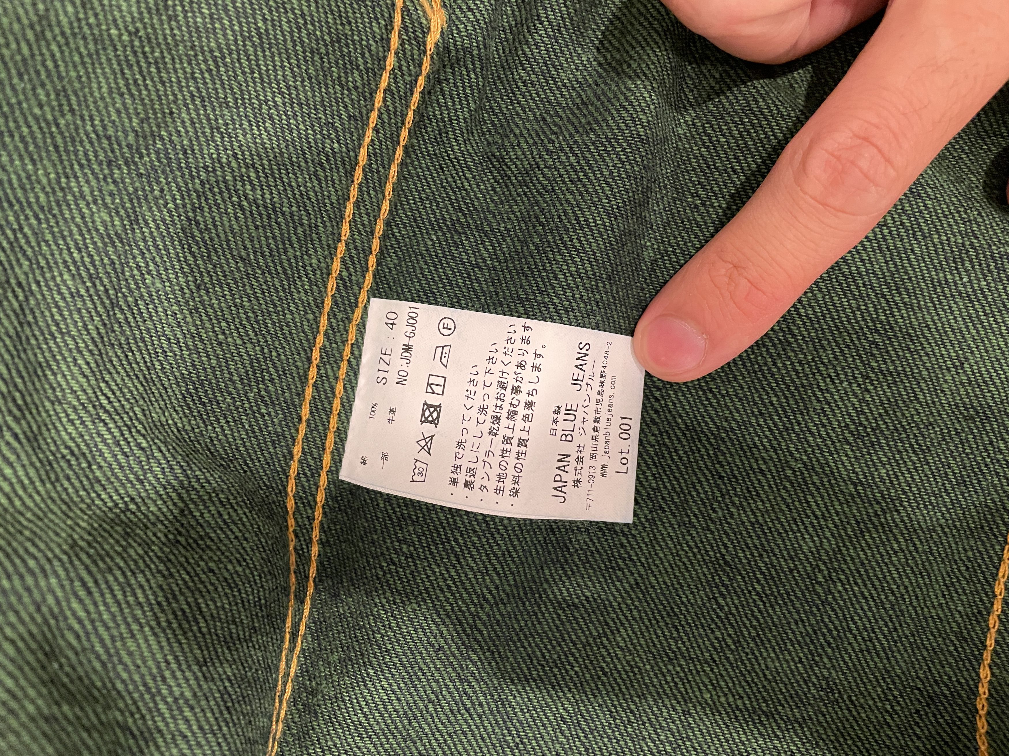 Japan Blue Jeans JAPAN BLUE X DENIMIO LIMITED EDITION 14OZ TYPE 2 JACKET Size US M / EU 48-50 / 2 - 4 Thumbnail