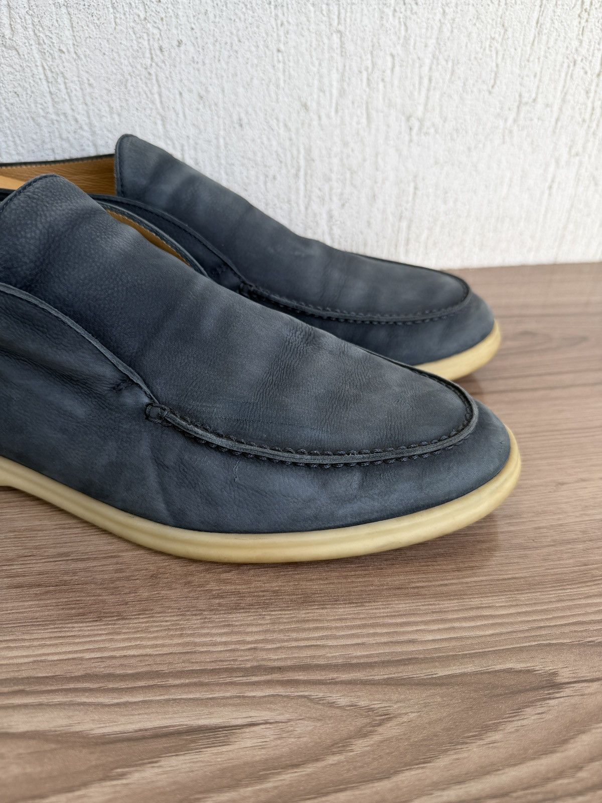 Loro Piana open walk leather loafers Size US 10 / EU 43 - 4 Thumbnail