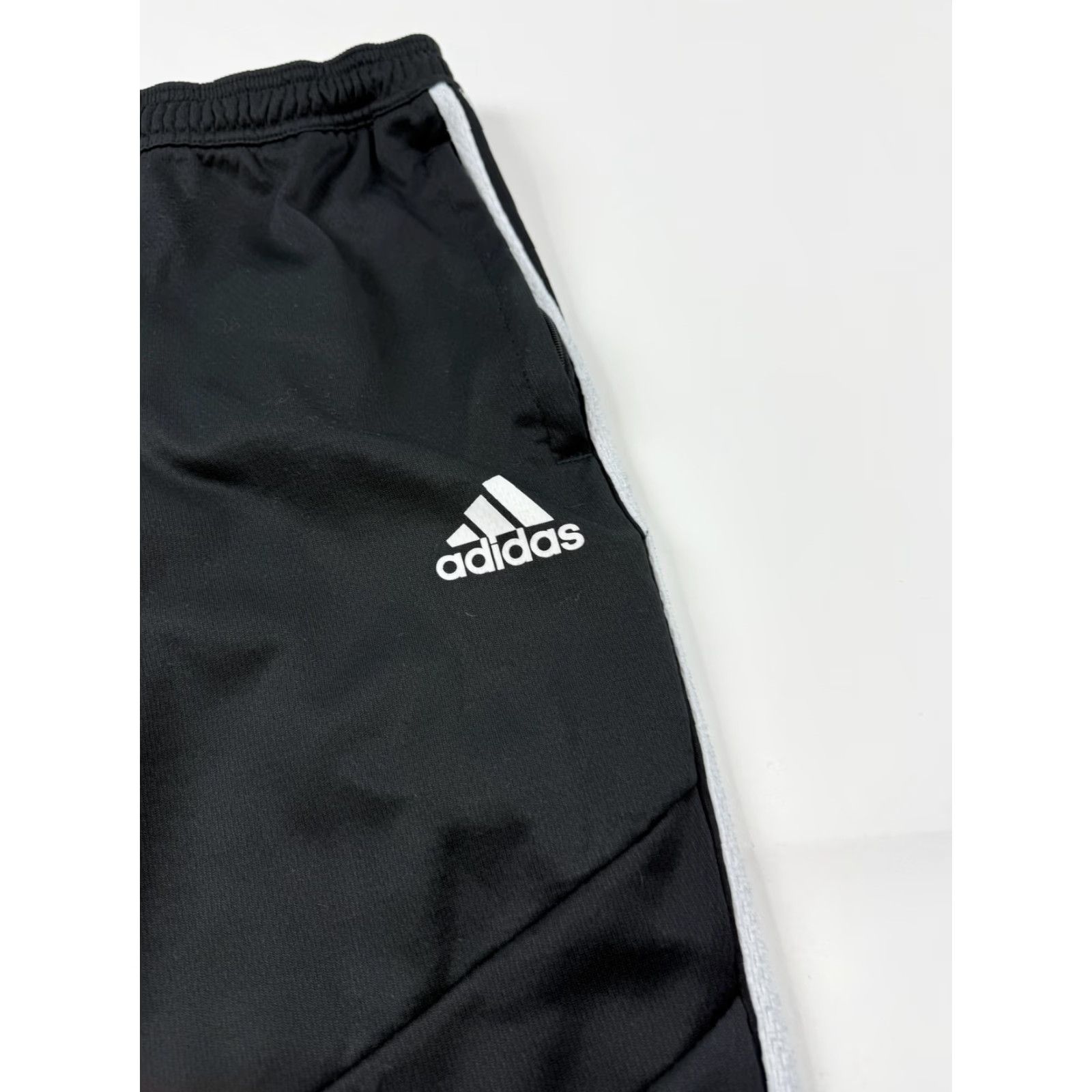 Adidas Adidas Pants Mens Small Black 3 Stripe AEROREADY Track Athletic Soccer Size US 29 - 2 Thumbnail