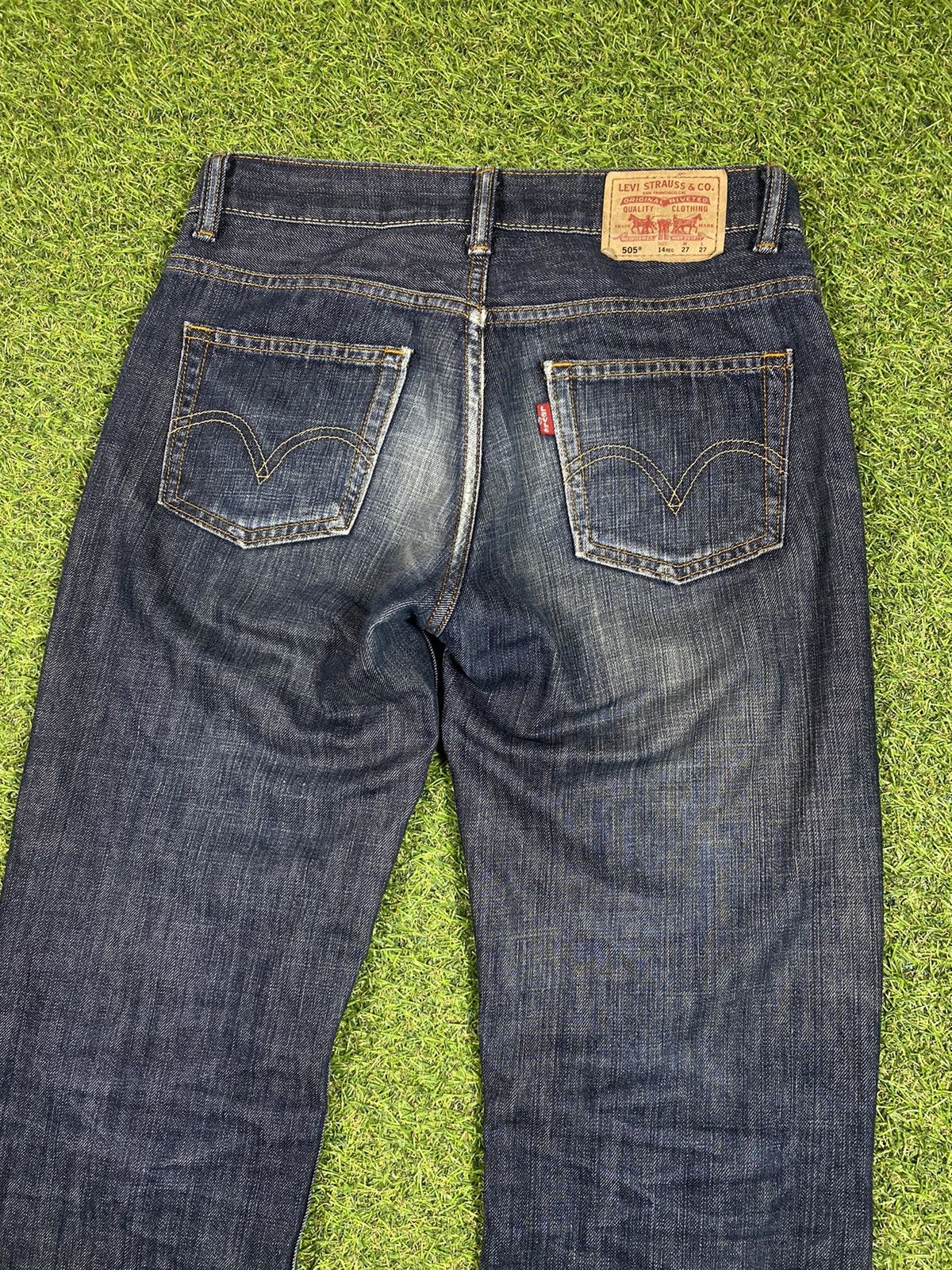 Levi's Vintage 90s Levi’s 505 jeans denim faded size 27x27 Size US 27 - 5 Thumbnail
