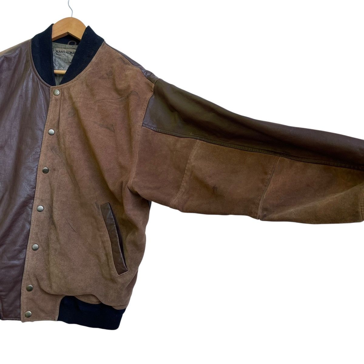 Kansai Yamamoto × Yohji Yamamoto 💥Vintage 90s KansaimanYutakanishimura Bomber Varsity Jacket Size US M / EU 48-50 / 2 - 5 Thumbnail