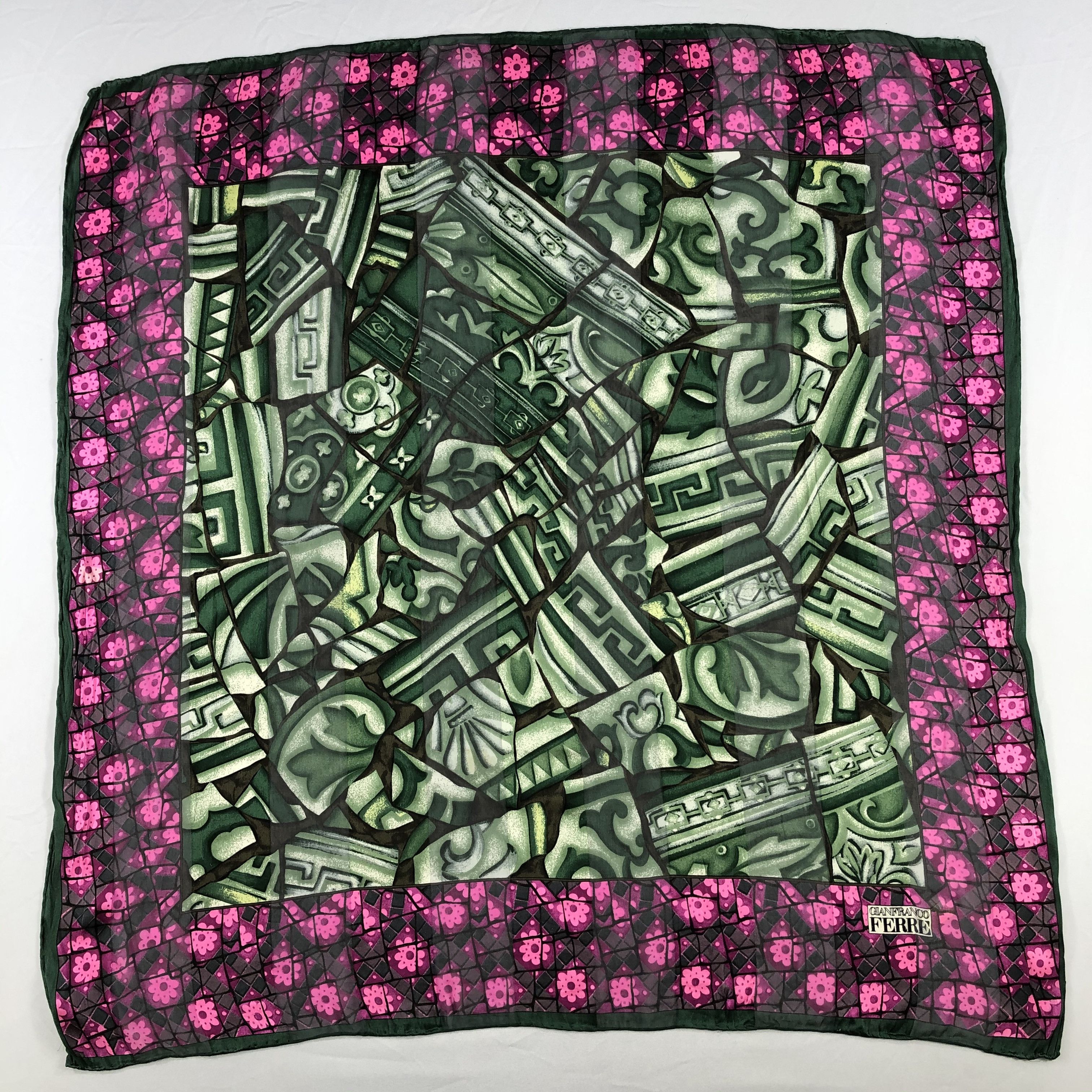 Gianfranco Ferre Vintage Gianfranco Ferre Silk Scarf Size ONE SIZE - 2 Thumbnail