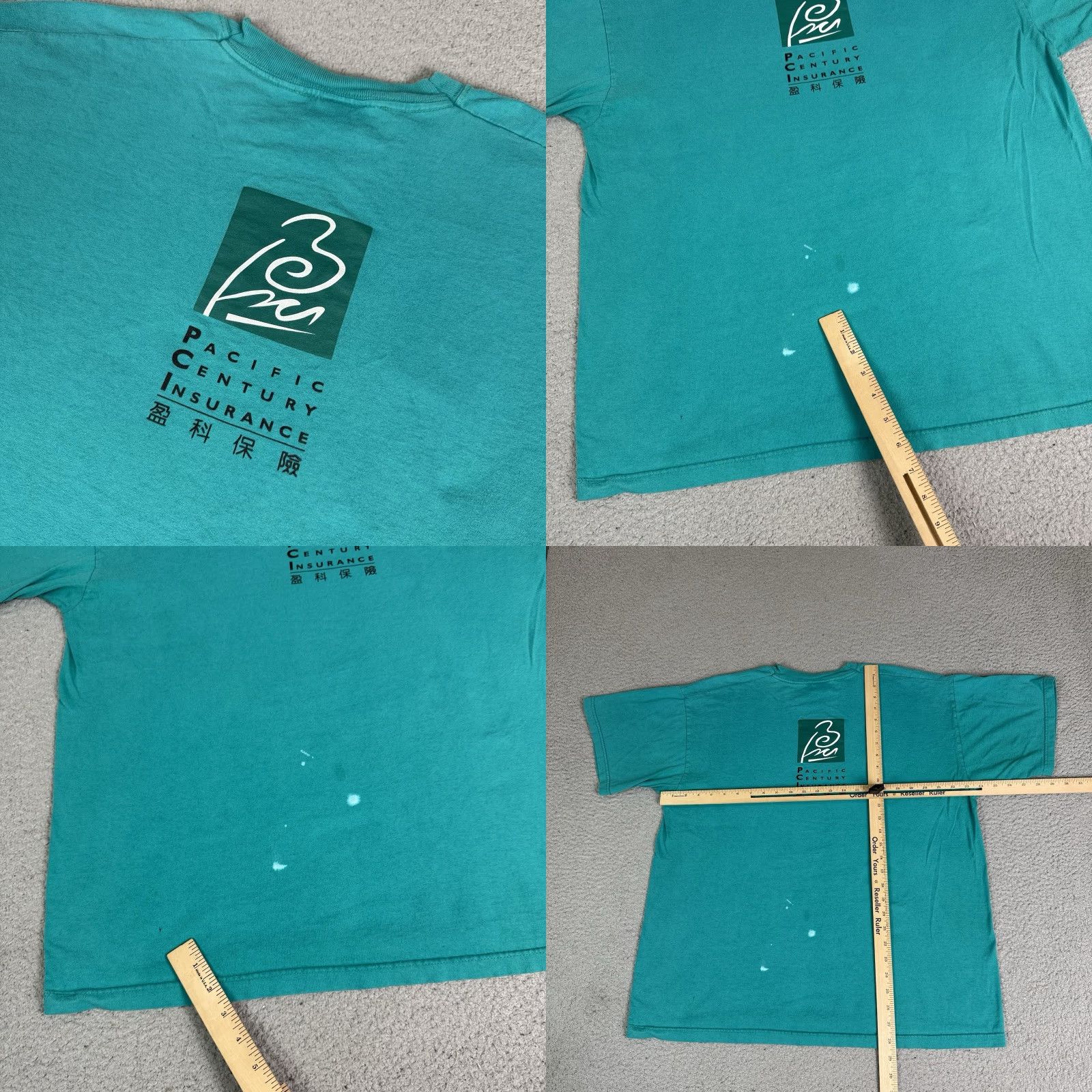 Speedo VINTAGE Speedo Shirt Adult XL Green Womens 90s Beach Sports Open Distressed Size XL / US 12-14 / IT 48-50 - 8 Thumbnail