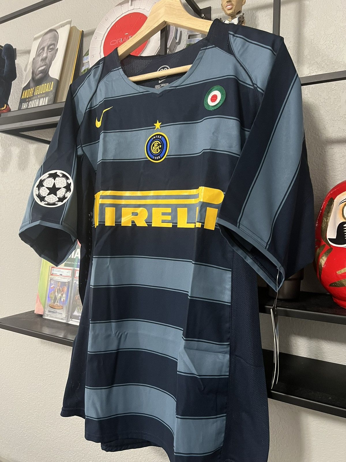 Nike 2004-05 Inter Milan Adriano Third Kit Jersey