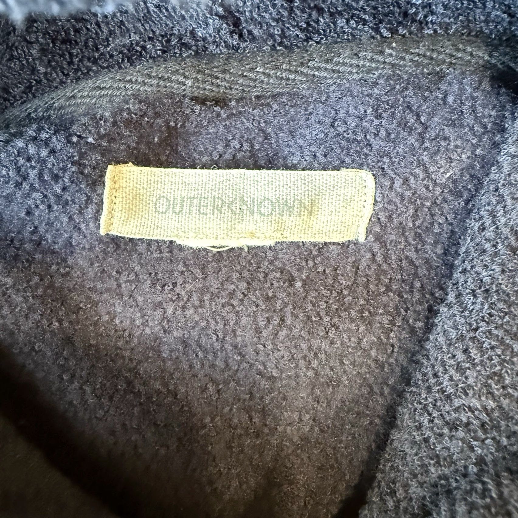 Outerknown Outerknown Hoodie Dress Women's Medium Navy Terry Cotton Pullover Loungewear Size M / US 6-8 / IT 42-44 - 7 Thumbnail