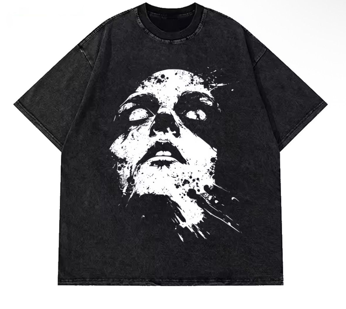 Japanese Brand Vintage Gothic Zombie Print Washed Short Sleeve T-Shirt Size US XL / EU 56 / 4 - 1 Thumbnail