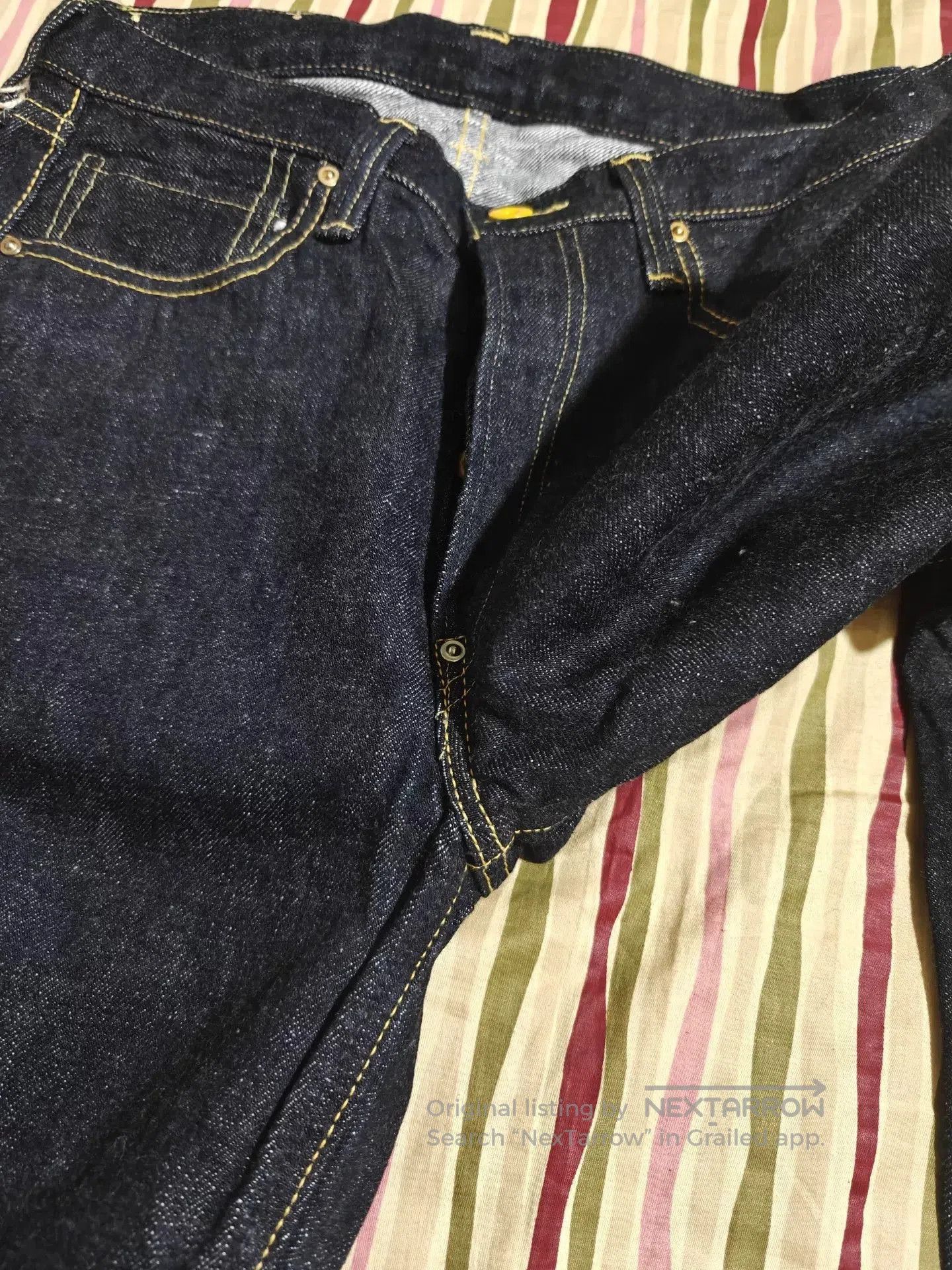 Full Count & Co. Full Count x DC S101 Zimbabwe Cotton Raw Denim Jeans. Size US 30 / EU 46 - 3 Thumbnail