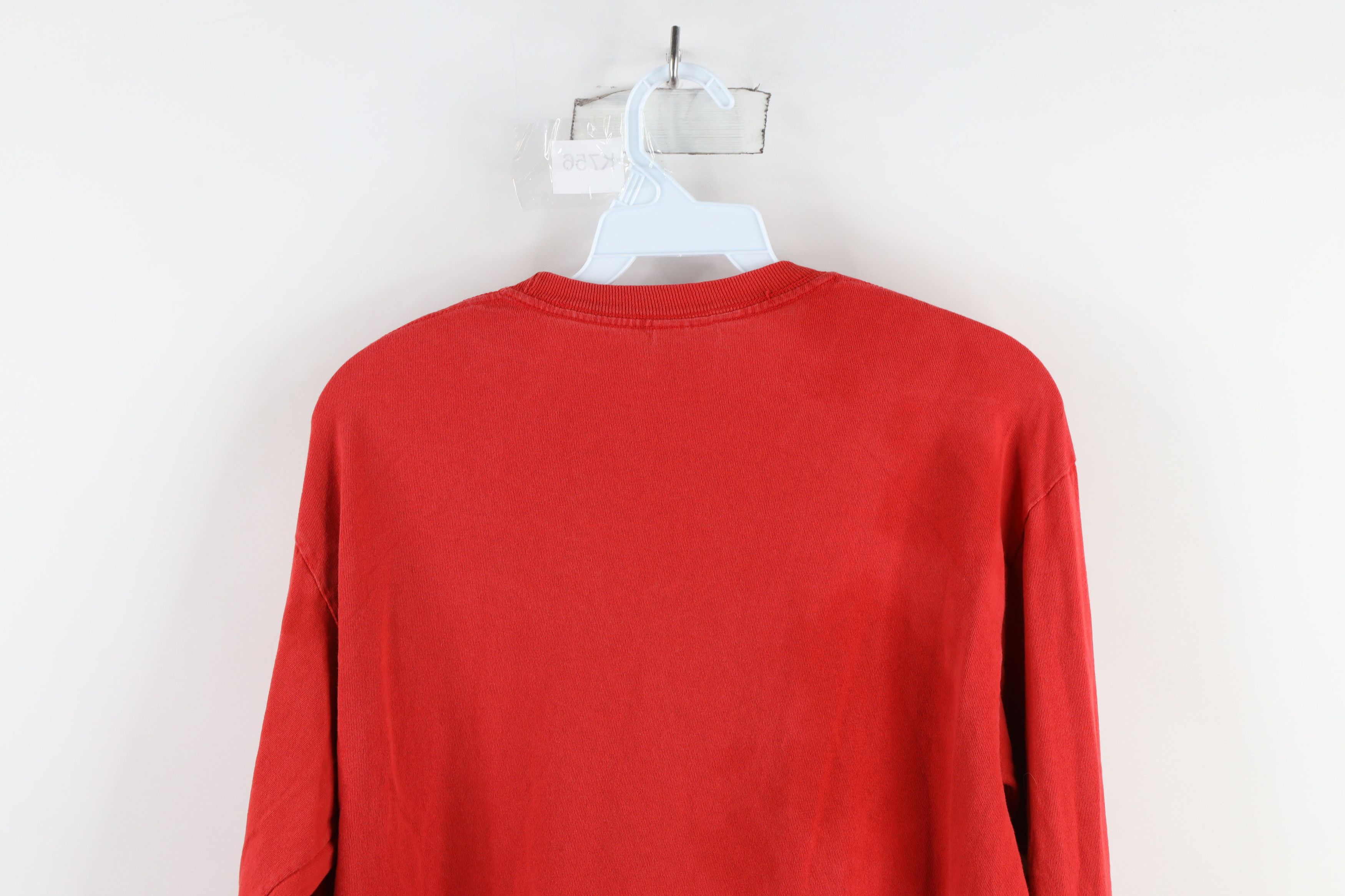 Vintage Vintage 90s Ohio State University Long Sleeve T-Shirt Red Size US M / EU 48-50 / 2 - 15 Thumbnail