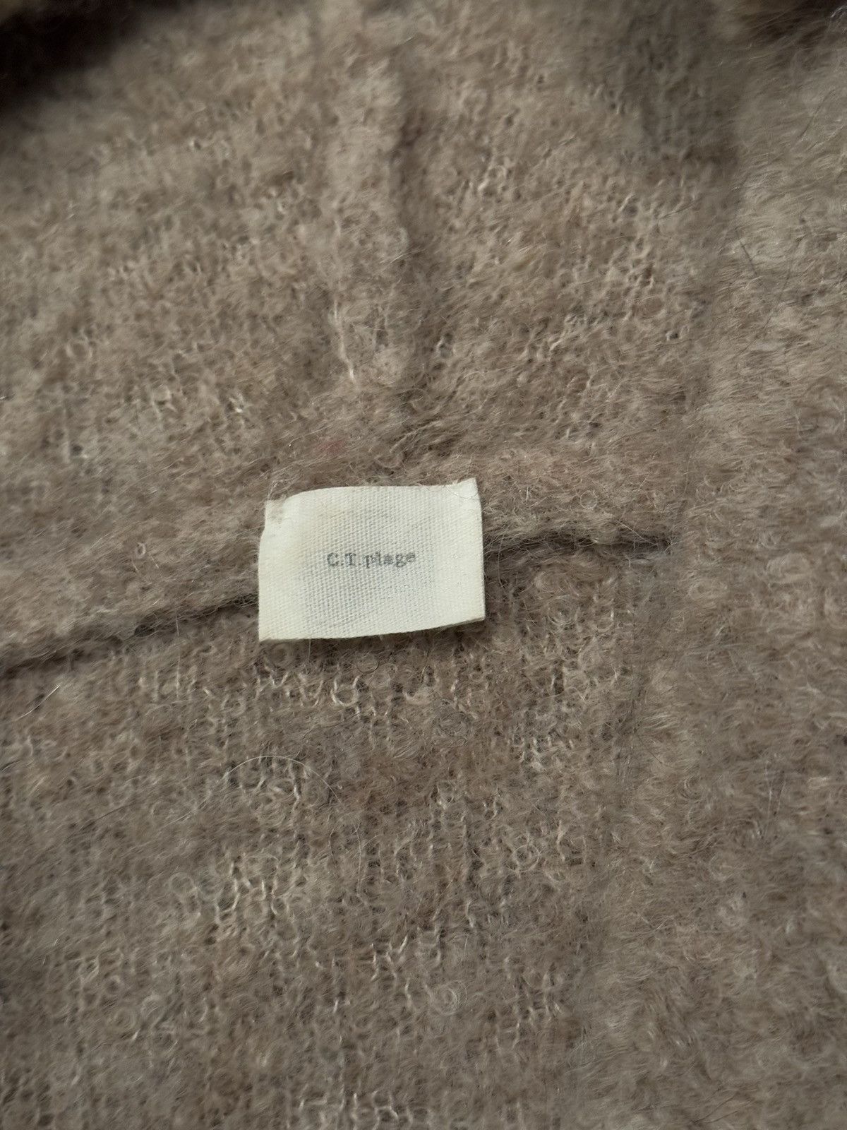 Hysteric Glamour × Japanese Brand C.T. plage avant garde fuzzy alpaca blend hooded cardigan Size S / US 4 / IT 40 - 5 Thumbnail