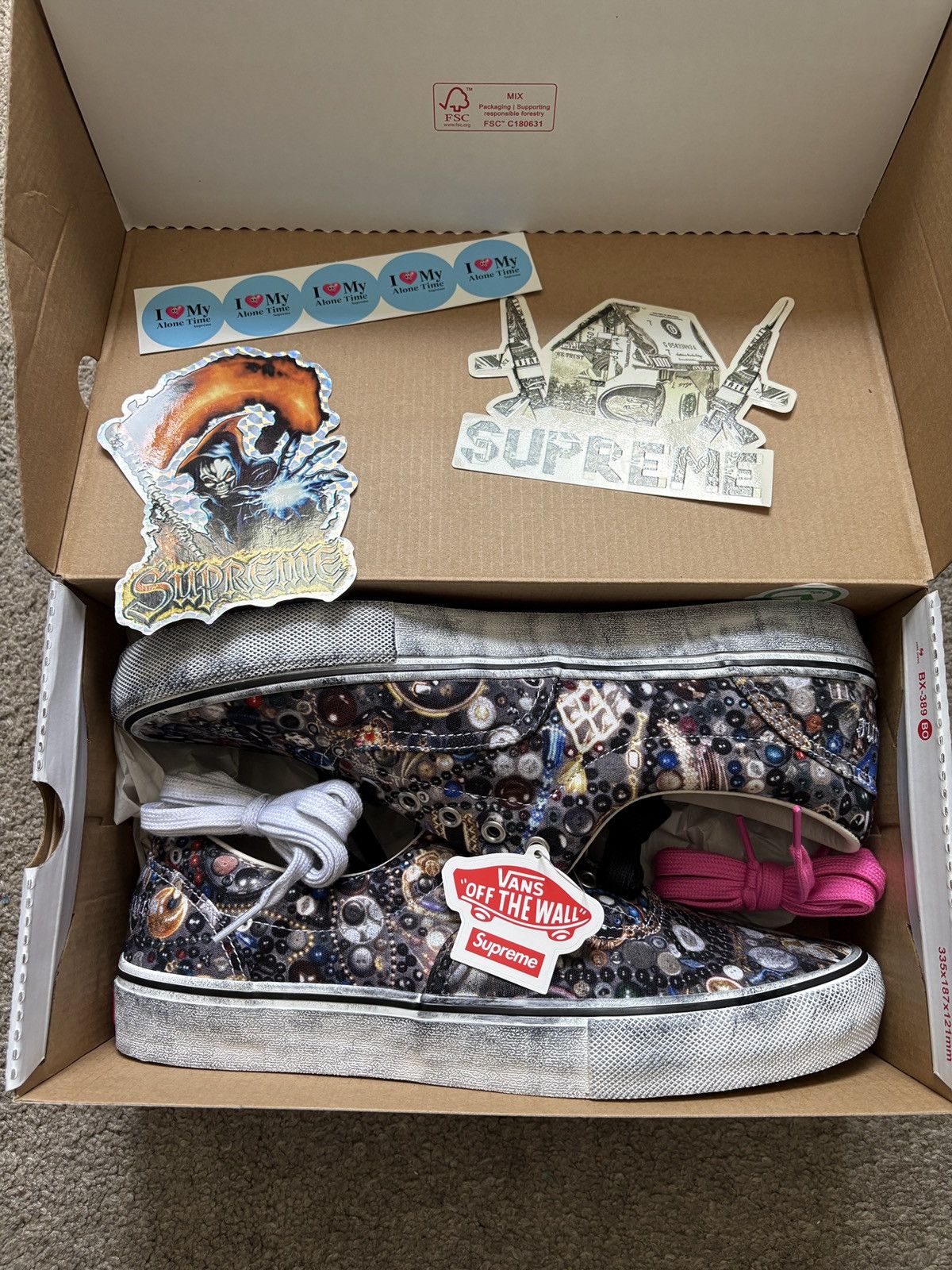 Vans Era x Supreme x Mike Kelley ‘Black’
