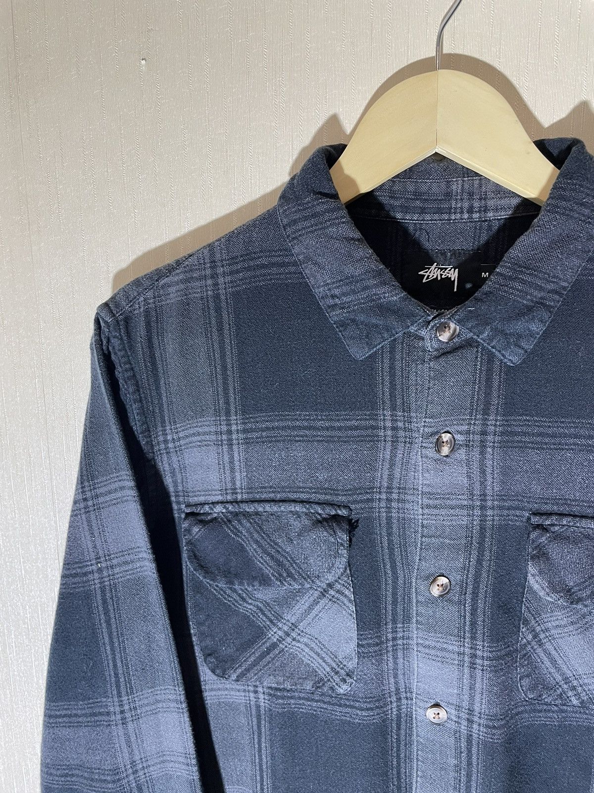Stussy × Vintage Stussy flannel shirt Size US M / EU 48-50 / 2 - 3 Thumbnail