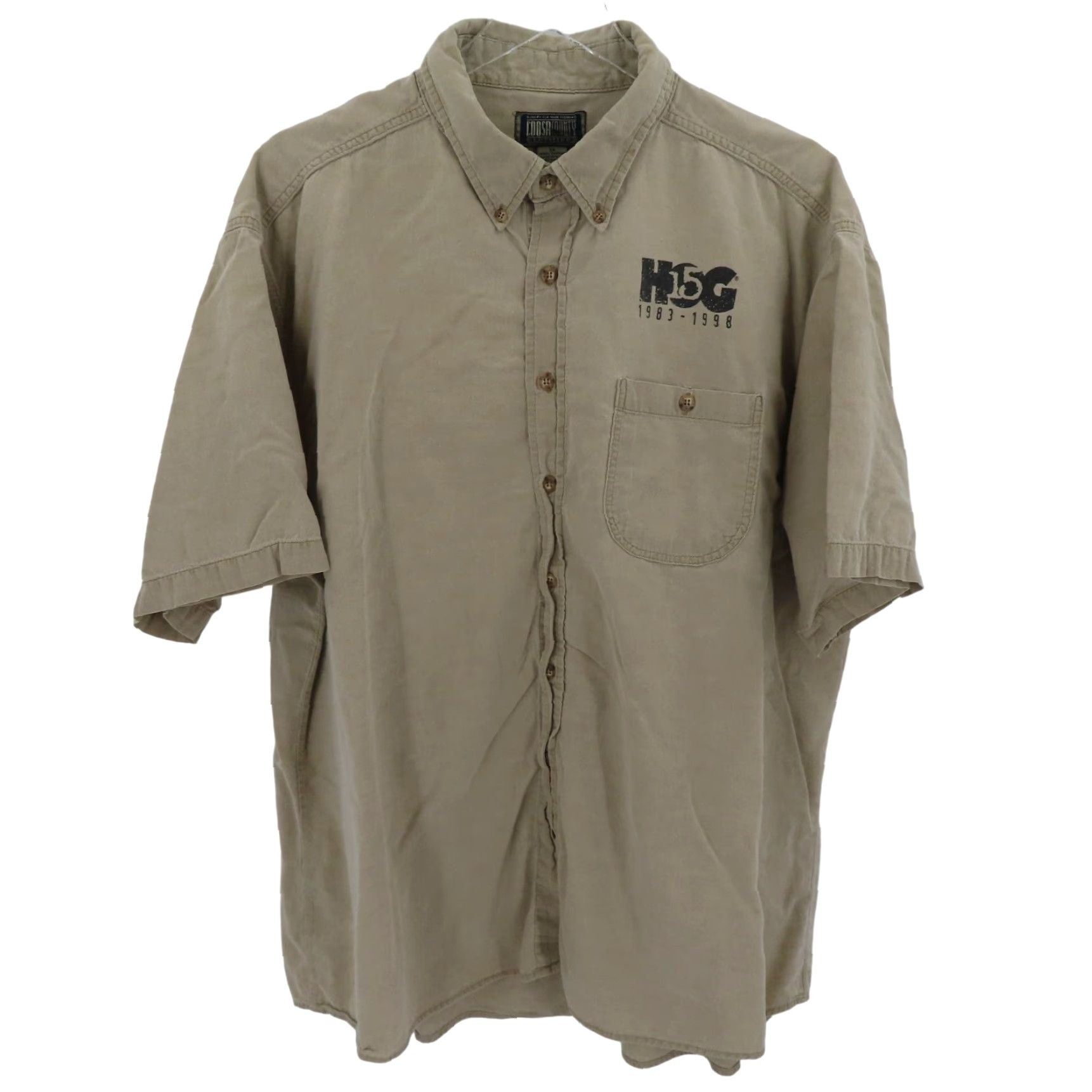 Vintage Coosa County Men 2X HOG 15 Daytona Bike Week 1998 Short Sleeve Button Shirt Top Size US XXL / EU 58 / 5 - 2 Thumbnail