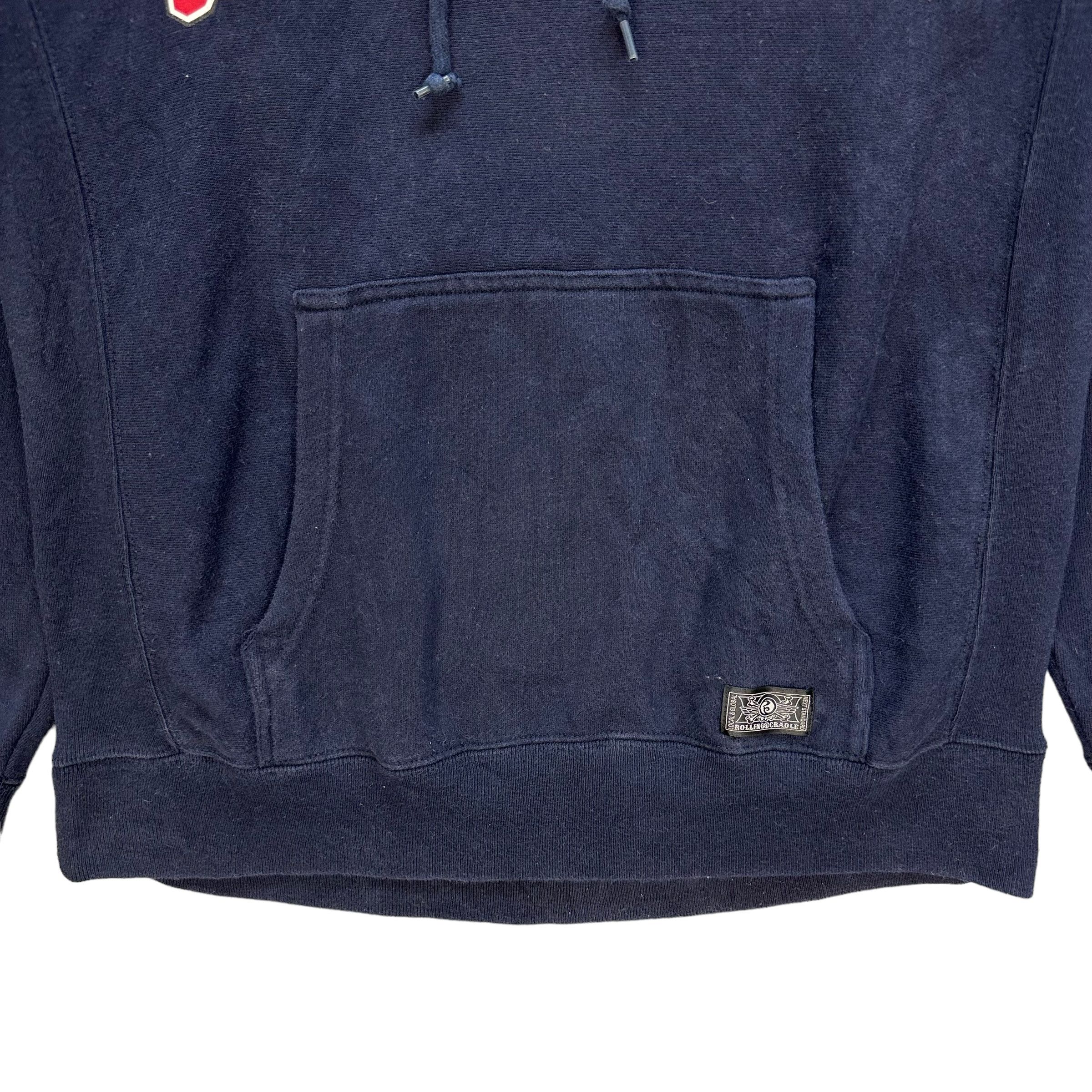 Japanese Brand ROLLING & CRADLE OVERARMTHROW Pullover Hoodies #A5-0127 Size US S / EU 44-46 / 1 - 5 Thumbnail