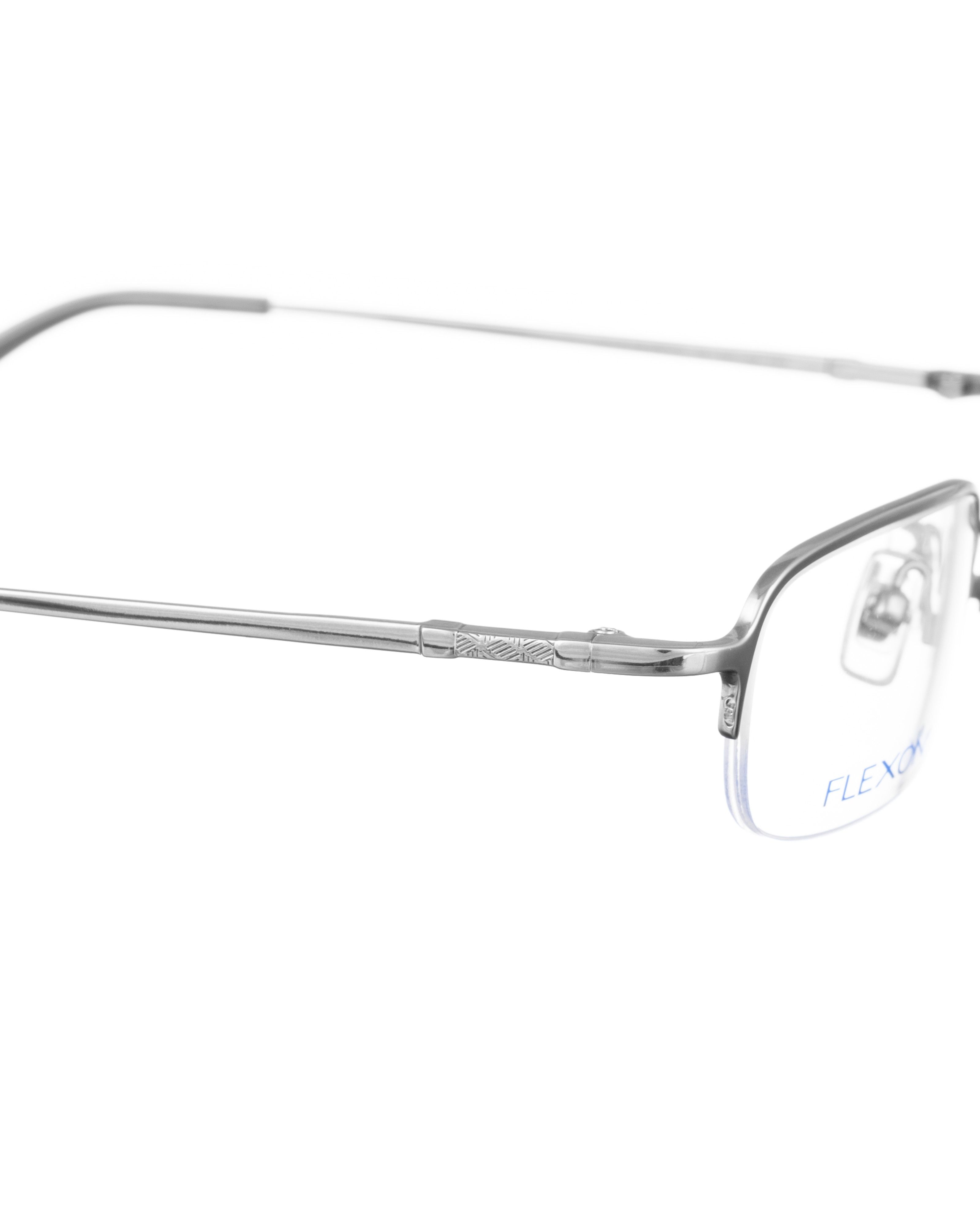 Calvin Klein Calvin Klein 00s Half Rim Dark Metallic Chrome Glasses Size ONE SIZE - 3 Thumbnail