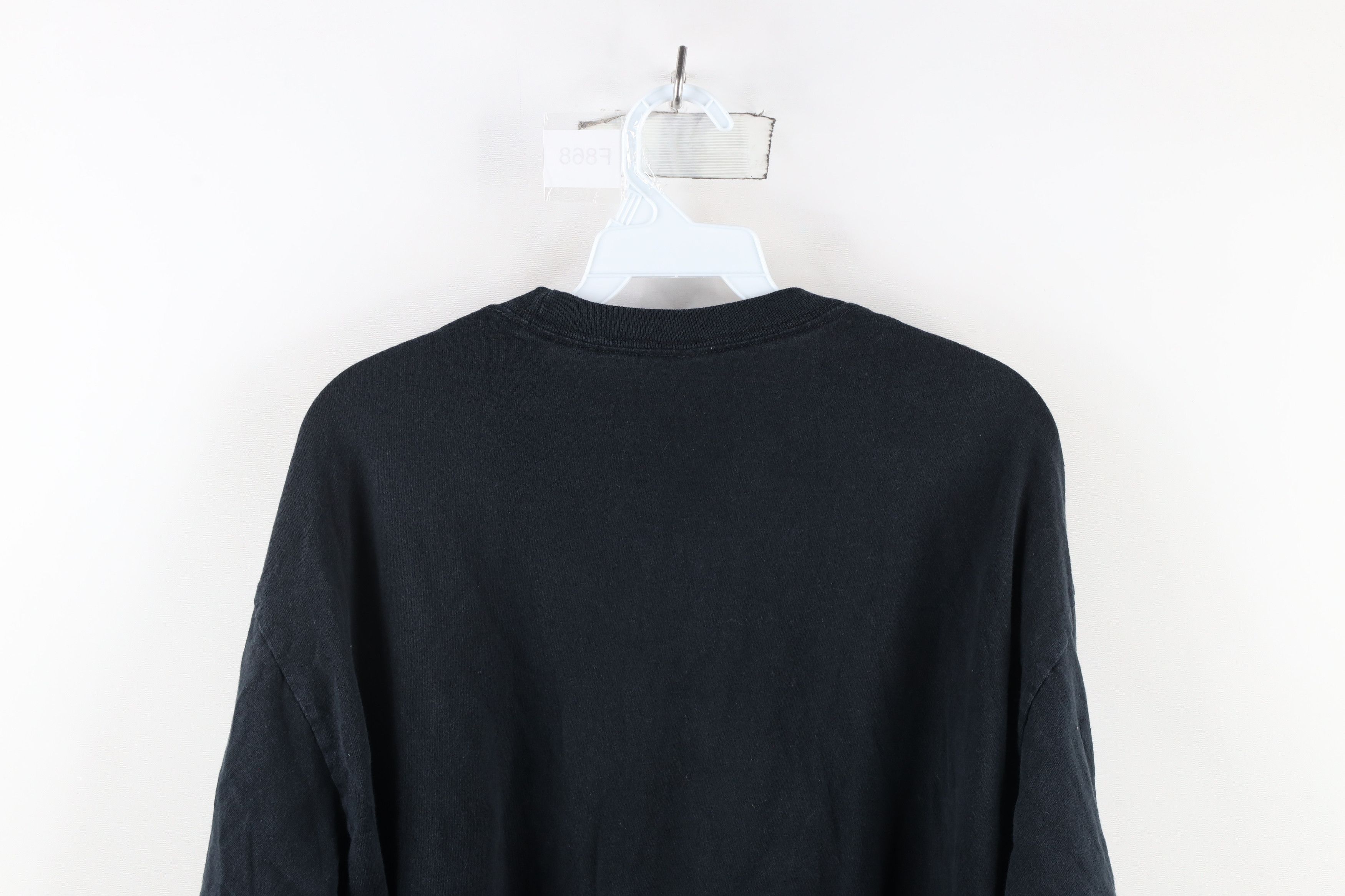 Vintage Vintage 90s Streetwear Long Sleeve T-Shirt Black Cotton Size US L / EU 52-54 / 3 - 8 Thumbnail
