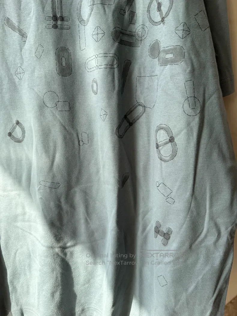 Hermes Hermes size 3XL Spring-summer men's round-neck short-sleeve Size US S / EU 44-46 / 1 - 5 Thumbnail
