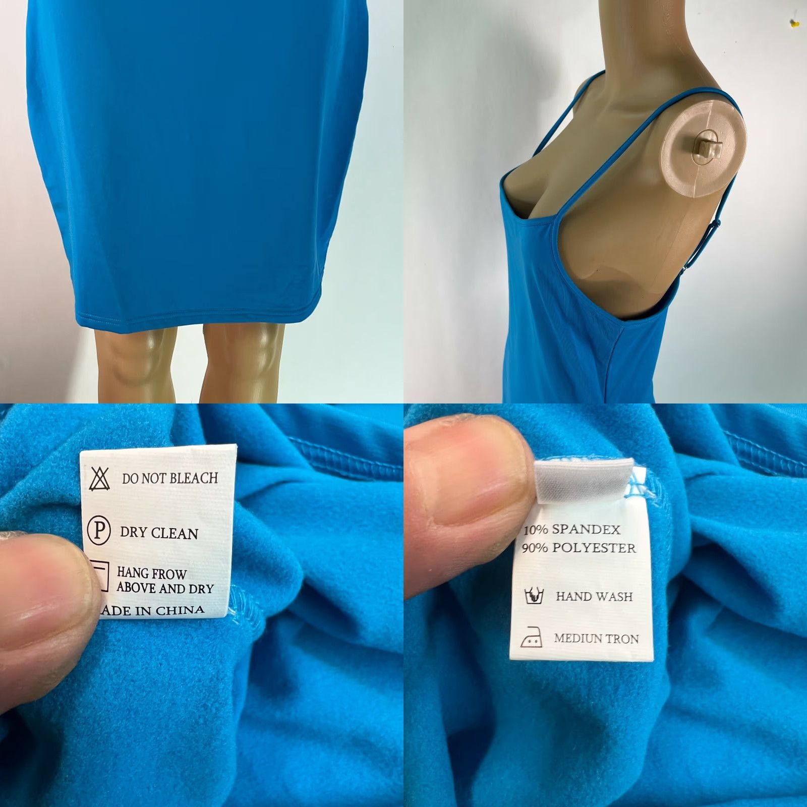 Vintage Unbranded Pullover Bodycon Sheath Dress Women's XL Blue Shirt? Size XL / US 12-14 / IT 48-50 - 8 Thumbnail