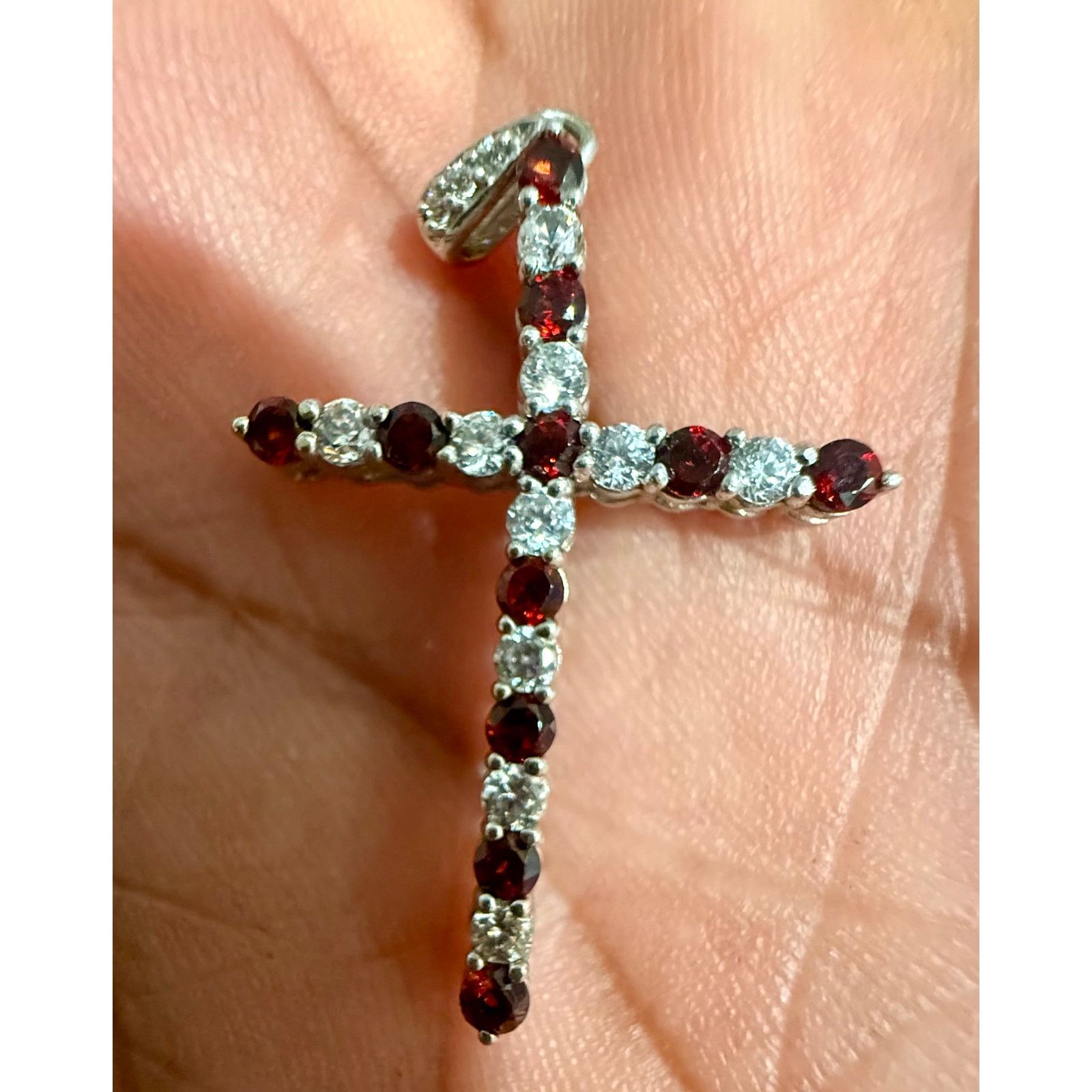 Other Vintage Cross Sterling Silver 925 Pendant Charm Authentic Size ONE SIZE - 2 Thumbnail