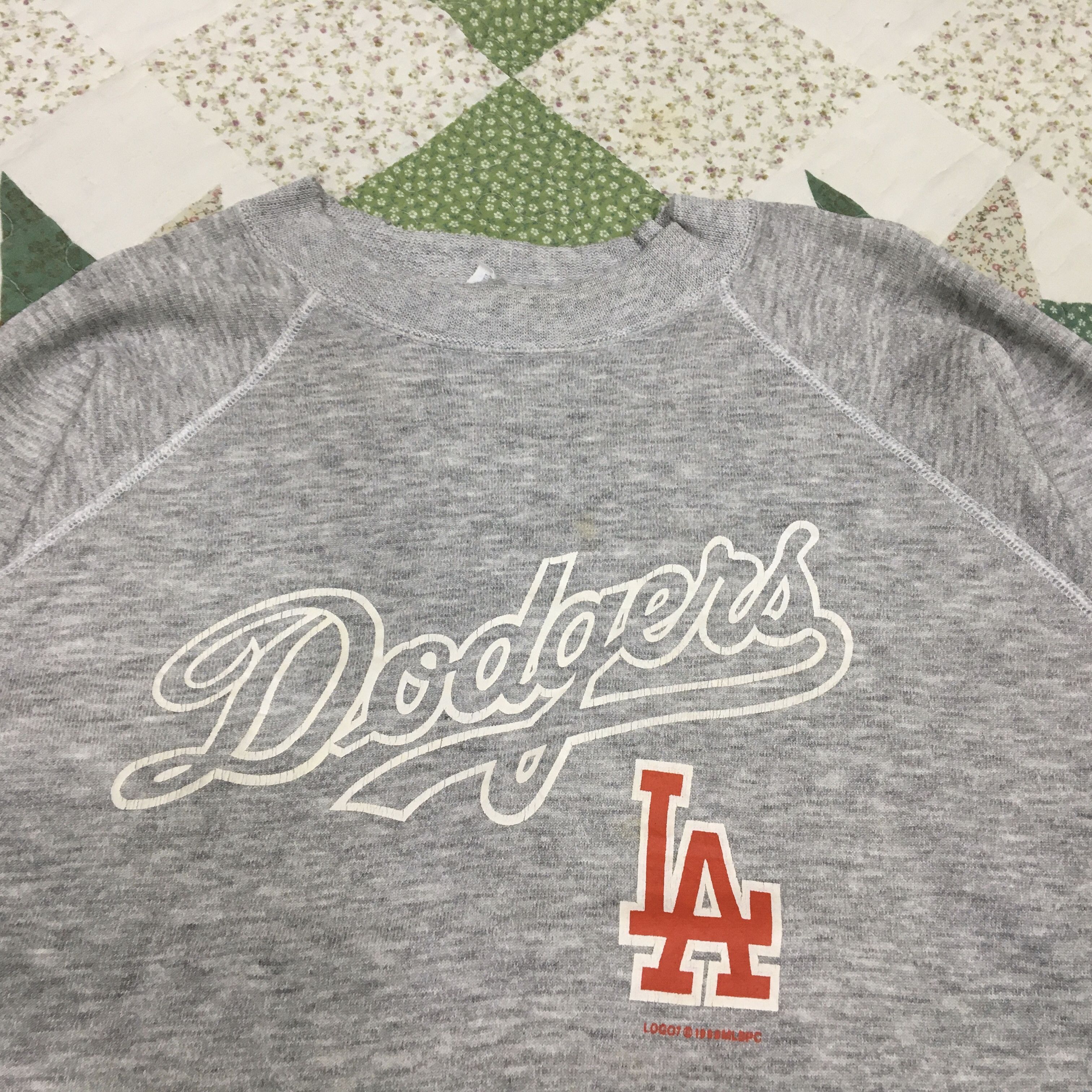 Hanes × MLB × Vintage Vintage LA DODGERS Crewneck Sweatshirt Size US S / EU 44-46 / 1 - 3 Thumbnail
