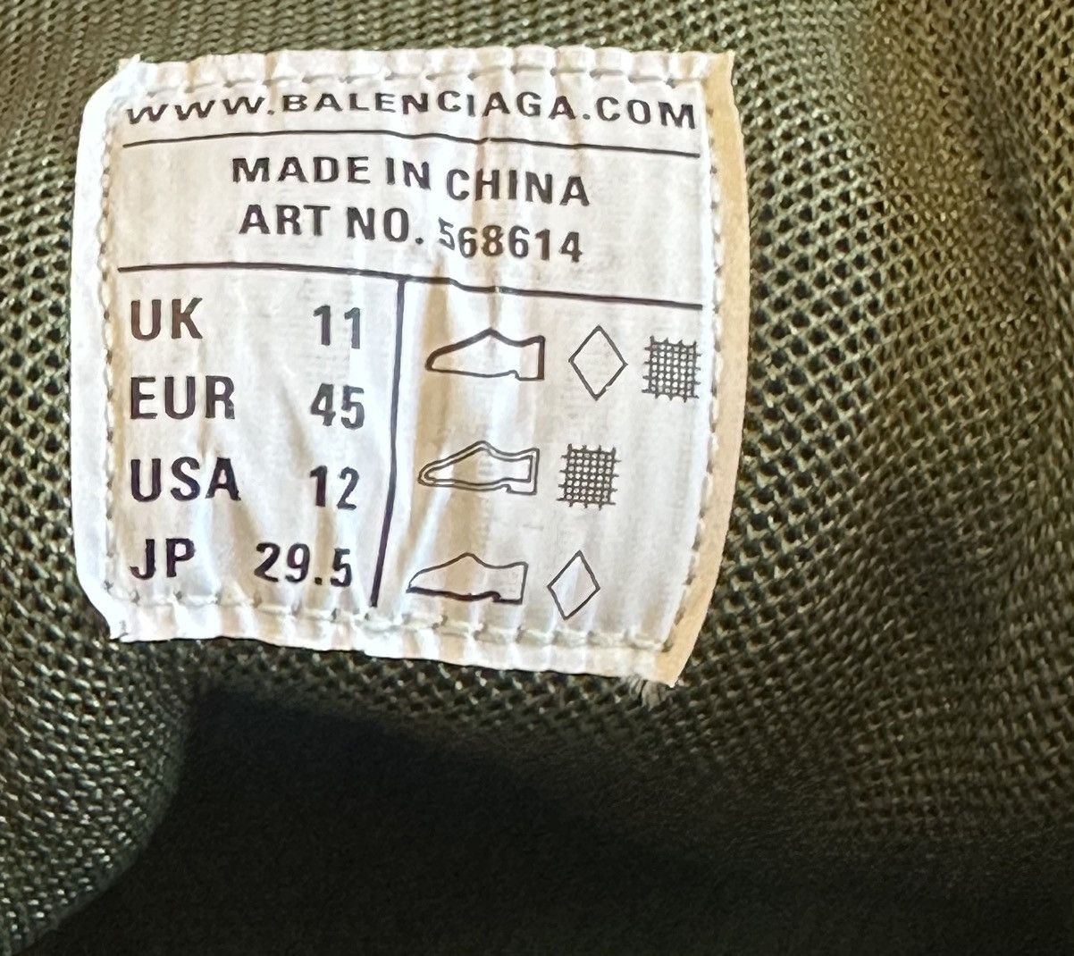 Balenciaga Balenciaga Green Track 2 Runner Worn Once Size US 12 / EU 45 - 6 Thumbnail