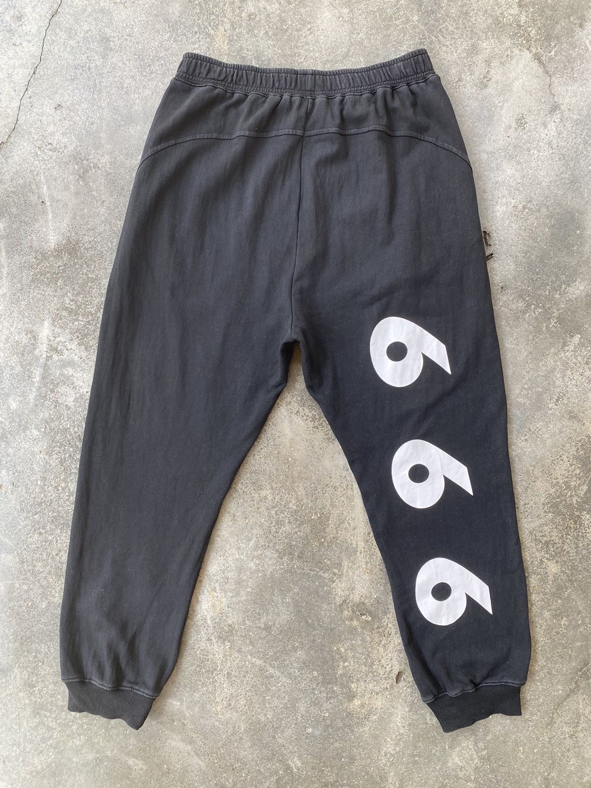 Vintage Vintage Team Satan 666 Flame Jogger Pants Size US 32 / EU 48 - 2 Thumbnail