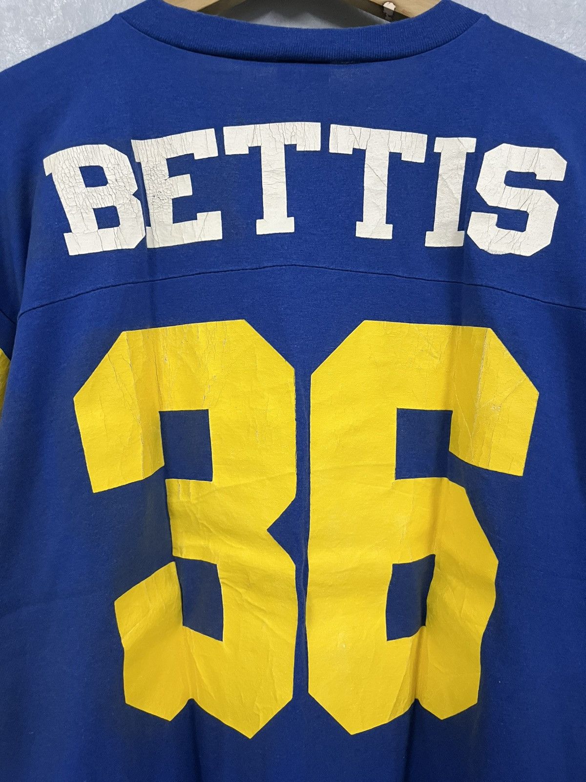 Vintage Vintage Logo 7 Los Angeles Rams Jerome Bettis Tee Size US L / EU 52-54 / 3 - 11 Thumbnail