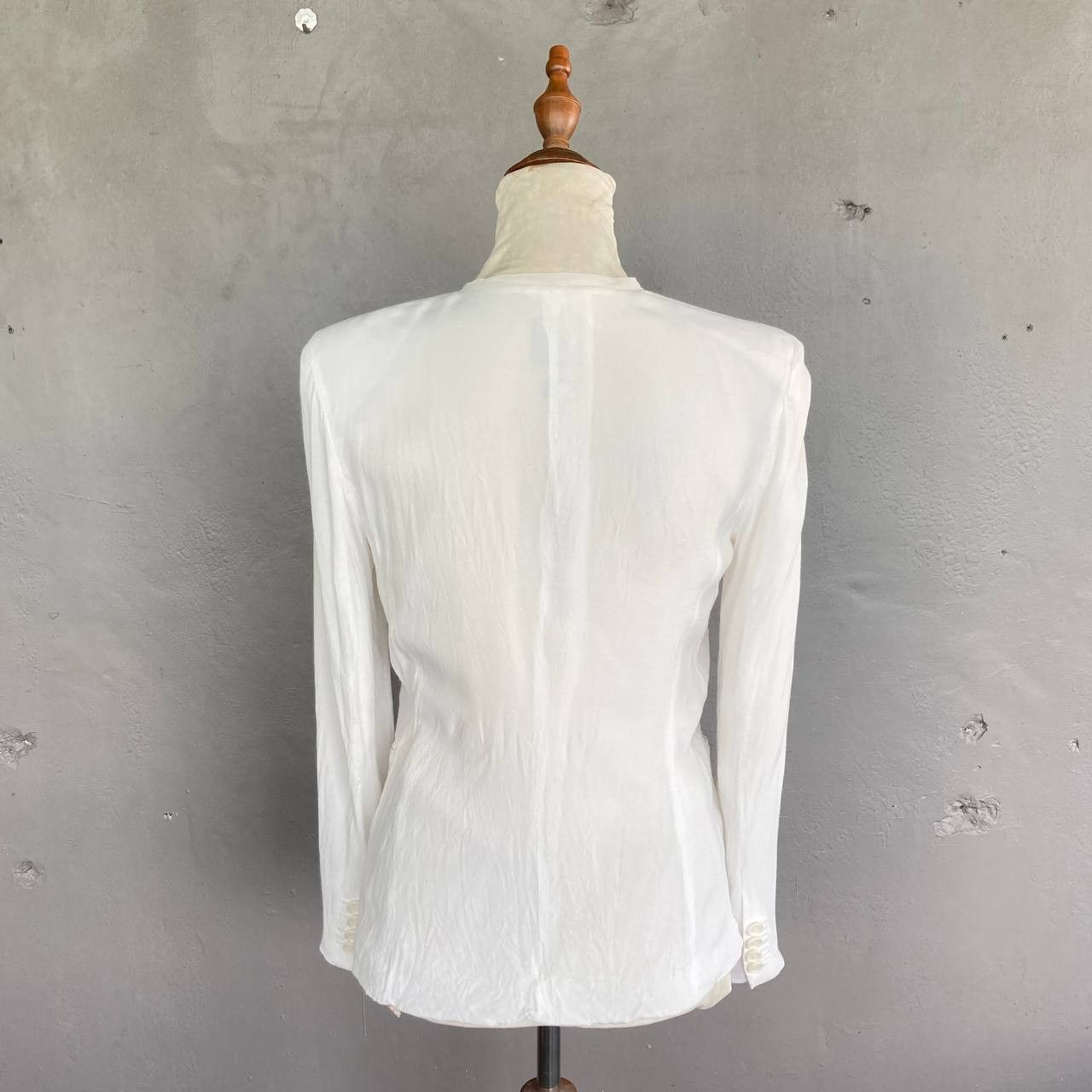 Armani Exchange Single Button Padded Blazer Size S / US 4 / IT 40 - 4 Thumbnail