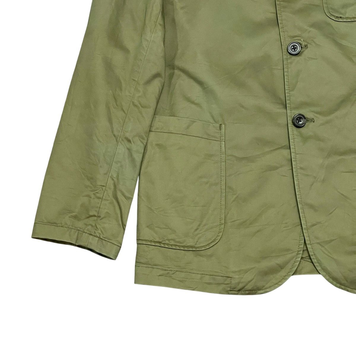 Beams Plus Vintage Beams Plus Single Breasted Olive Green Blazer Jacket Size US M / EU 48-50 / 2 - 4 Thumbnail