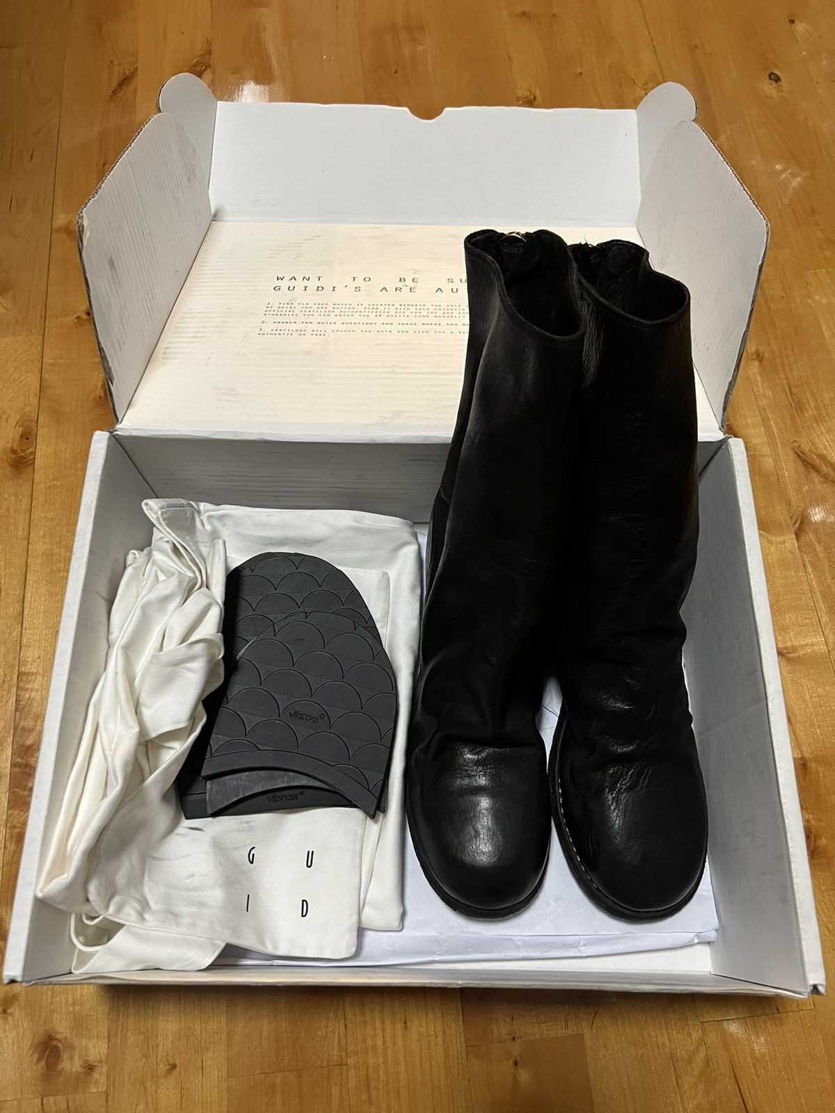 Guidi guidi 788z black zip boots sz37.5 Size US 7.5 / IT 37.5 - 10 Thumbnail