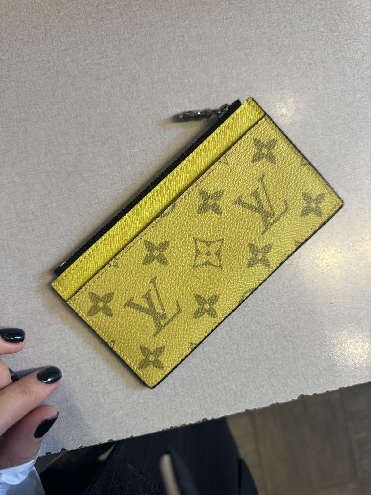 Louis Vuitton LOUIS VUITTON Taigarama Jaune M30950 Coin Card Holder Size ONE SIZE - 2 Thumbnail