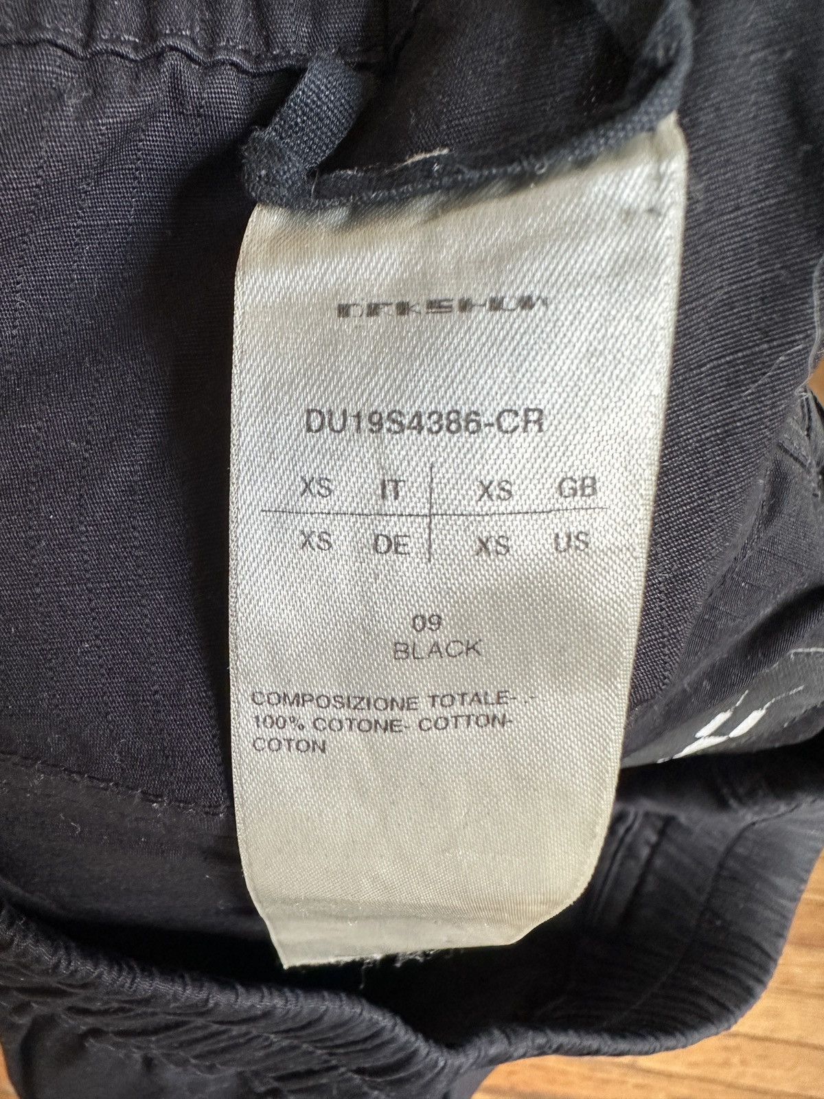 Rick Owens × Rick Owens Drkshdw Creatch Drop Crop Shorts Size US 28 / EU 44 - 4 Thumbnail