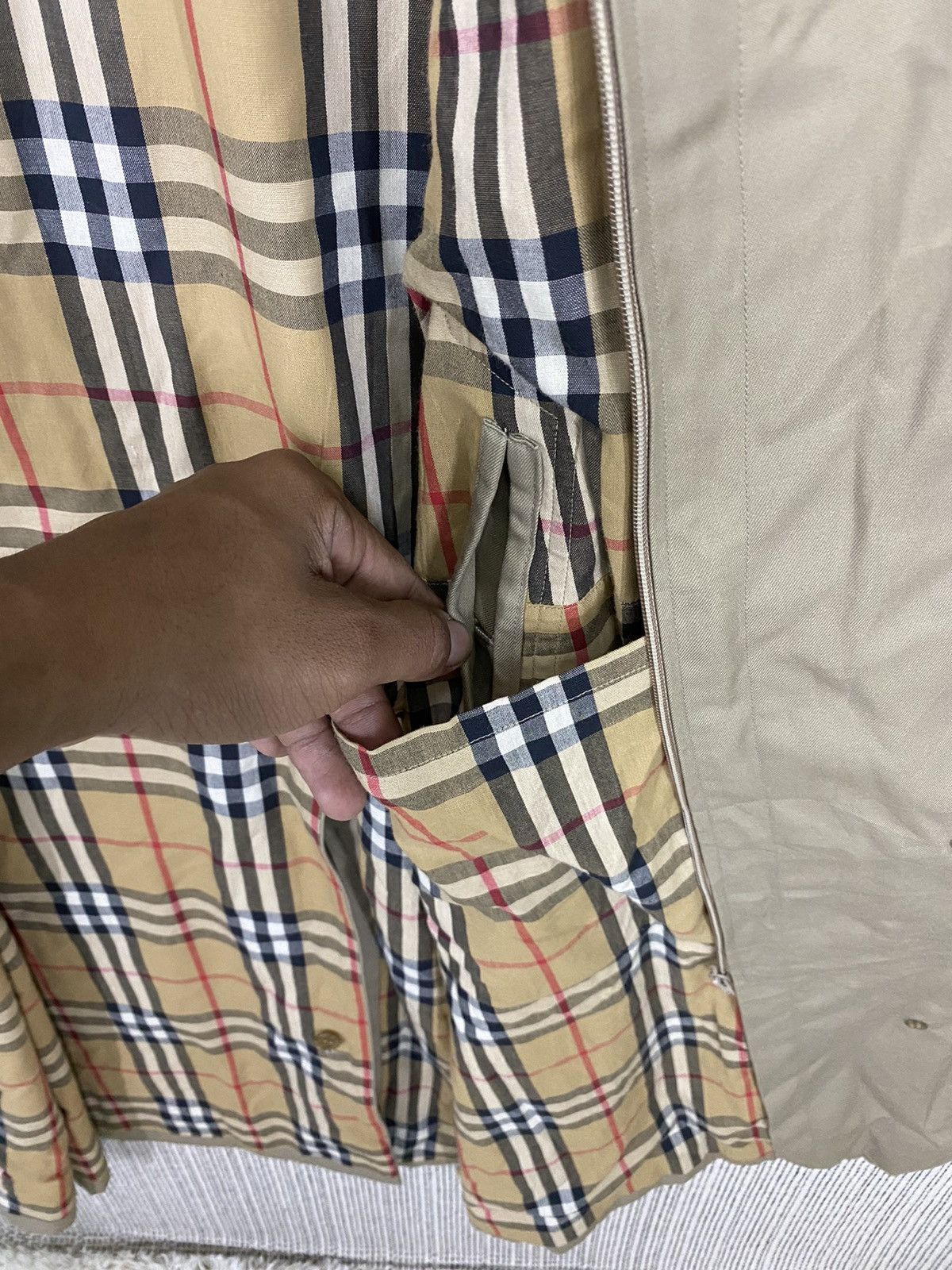 Burberry × Burberry Prorsum × Designer Vintage Burberry nova check long jacket Size US M / EU 48-50 / 2 - 7 Thumbnail