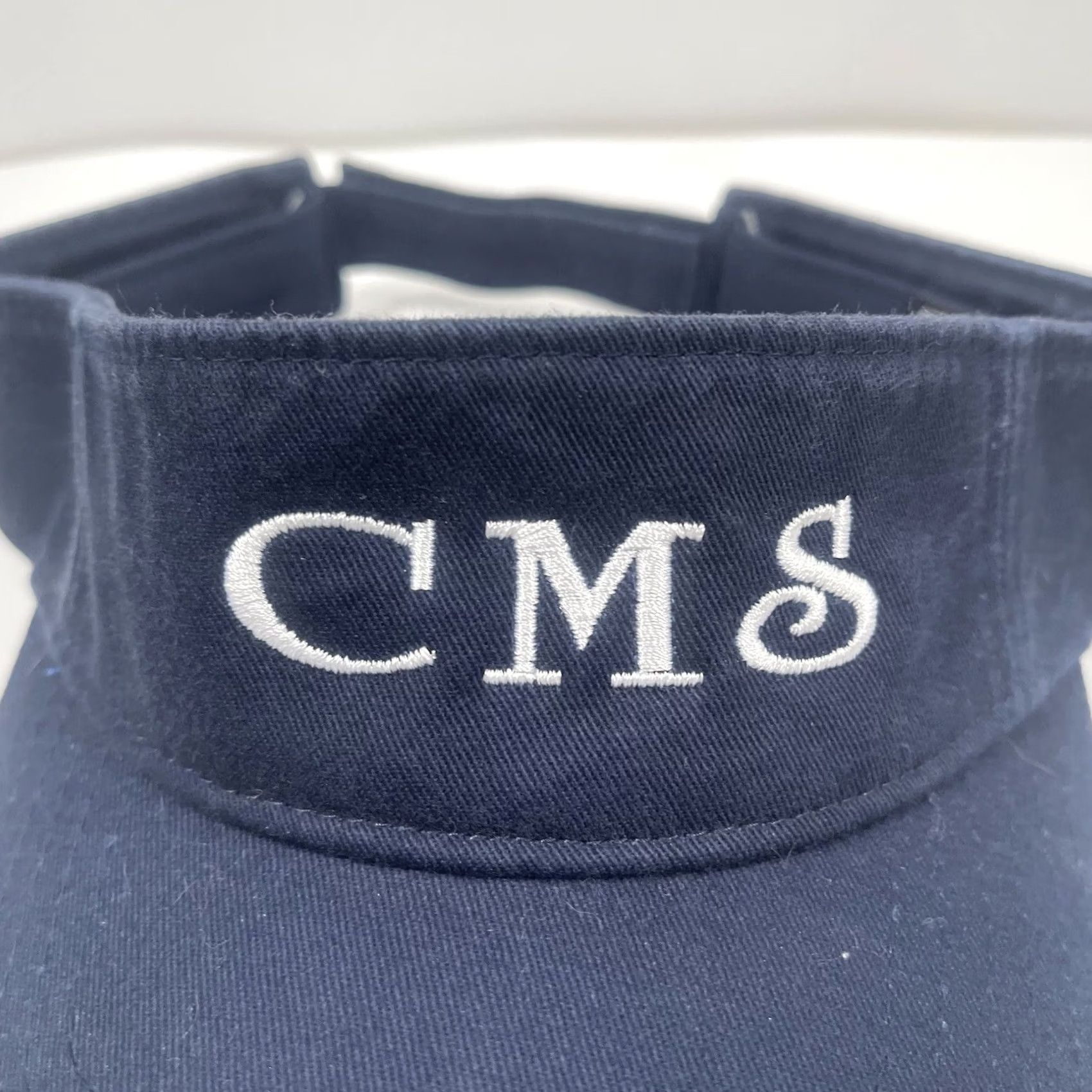 Vintage Outdoor Cap OC Visor Adult Navy Blue Hat Adjustable CMS Embroidered Size ONE SIZE - 2 Thumbnail